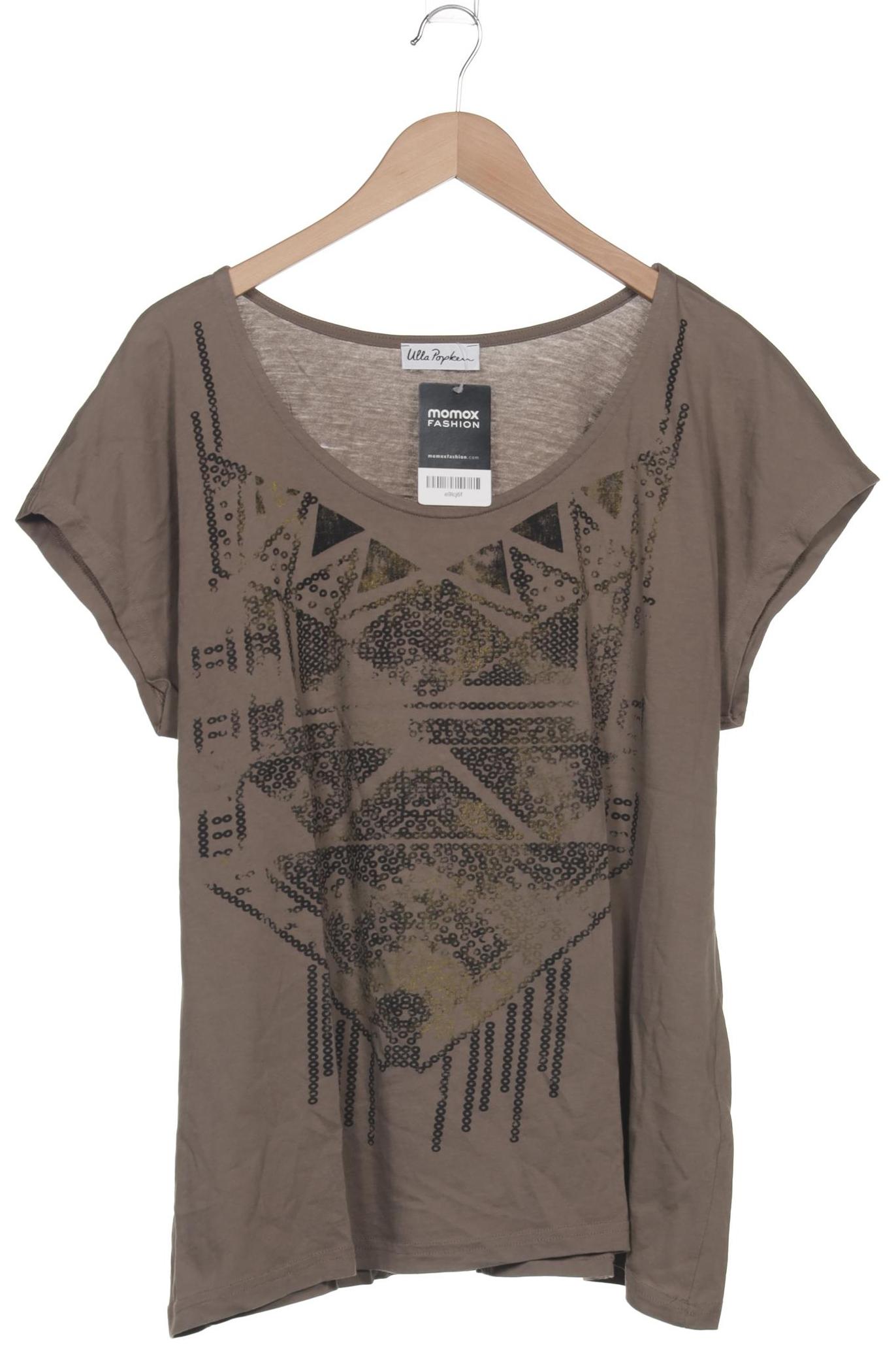 

Ulla Popken Damen T-Shirt, braun, Gr. 42