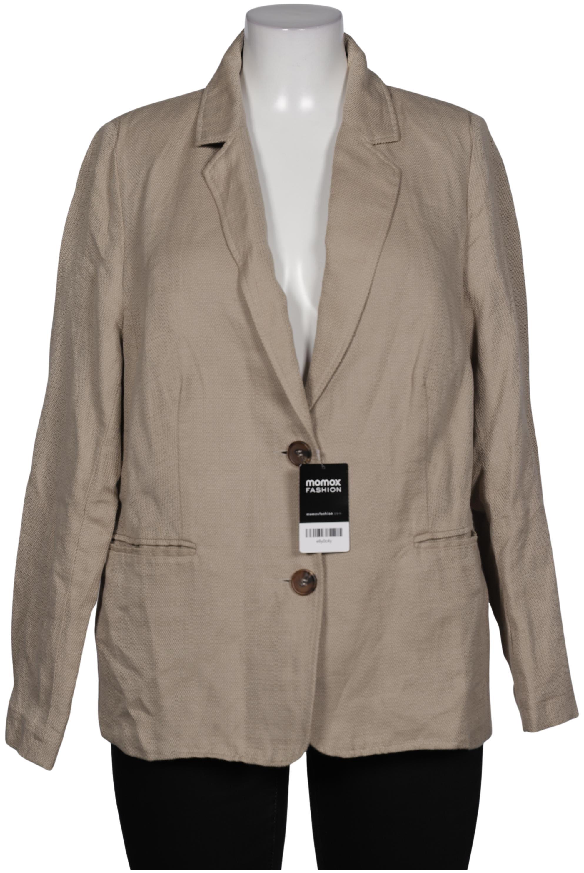 

Ulla Popken Damen Blazer, beige, Gr. 46