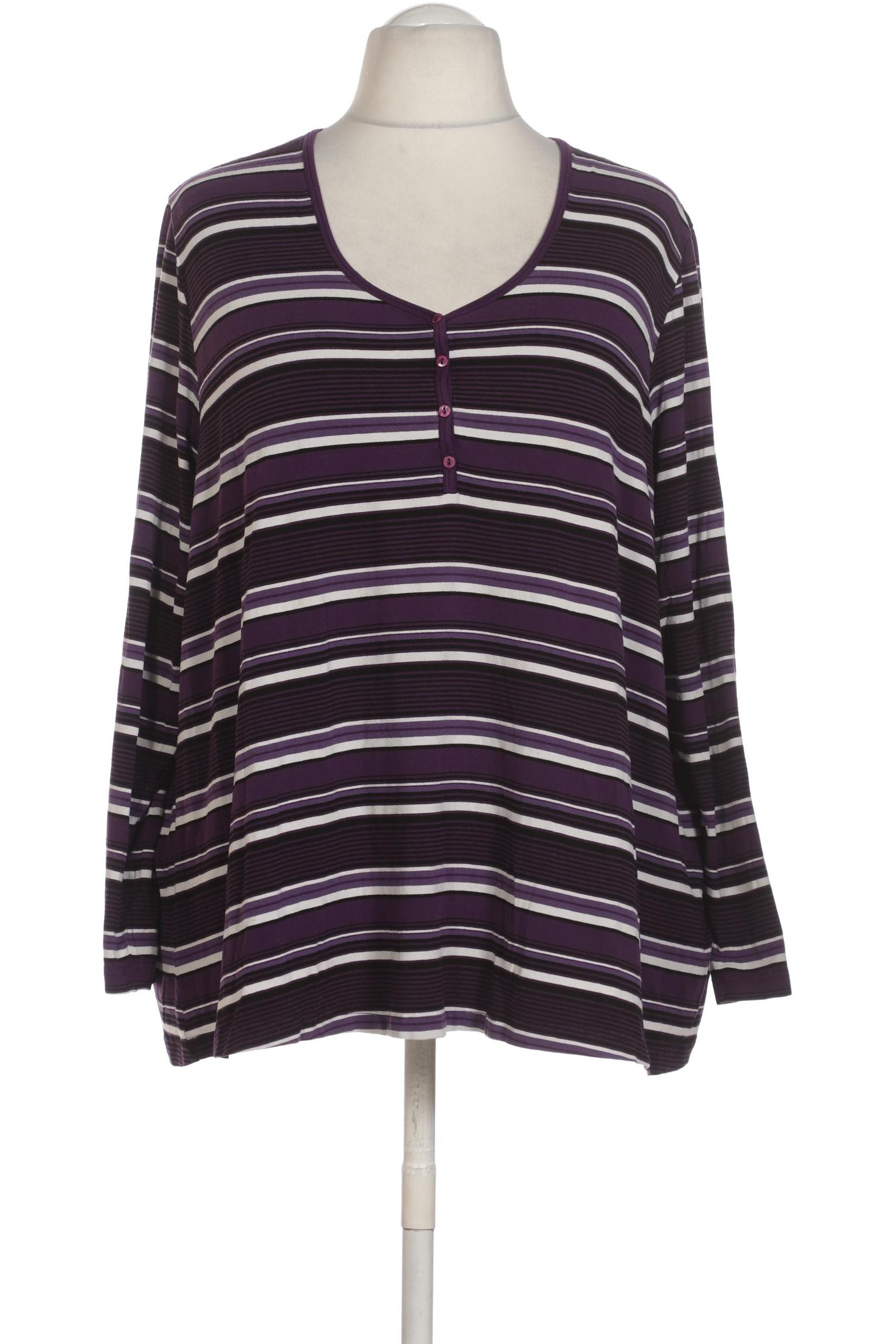 

Ulla Popken Damen Langarmshirt, flieder, Gr. 58