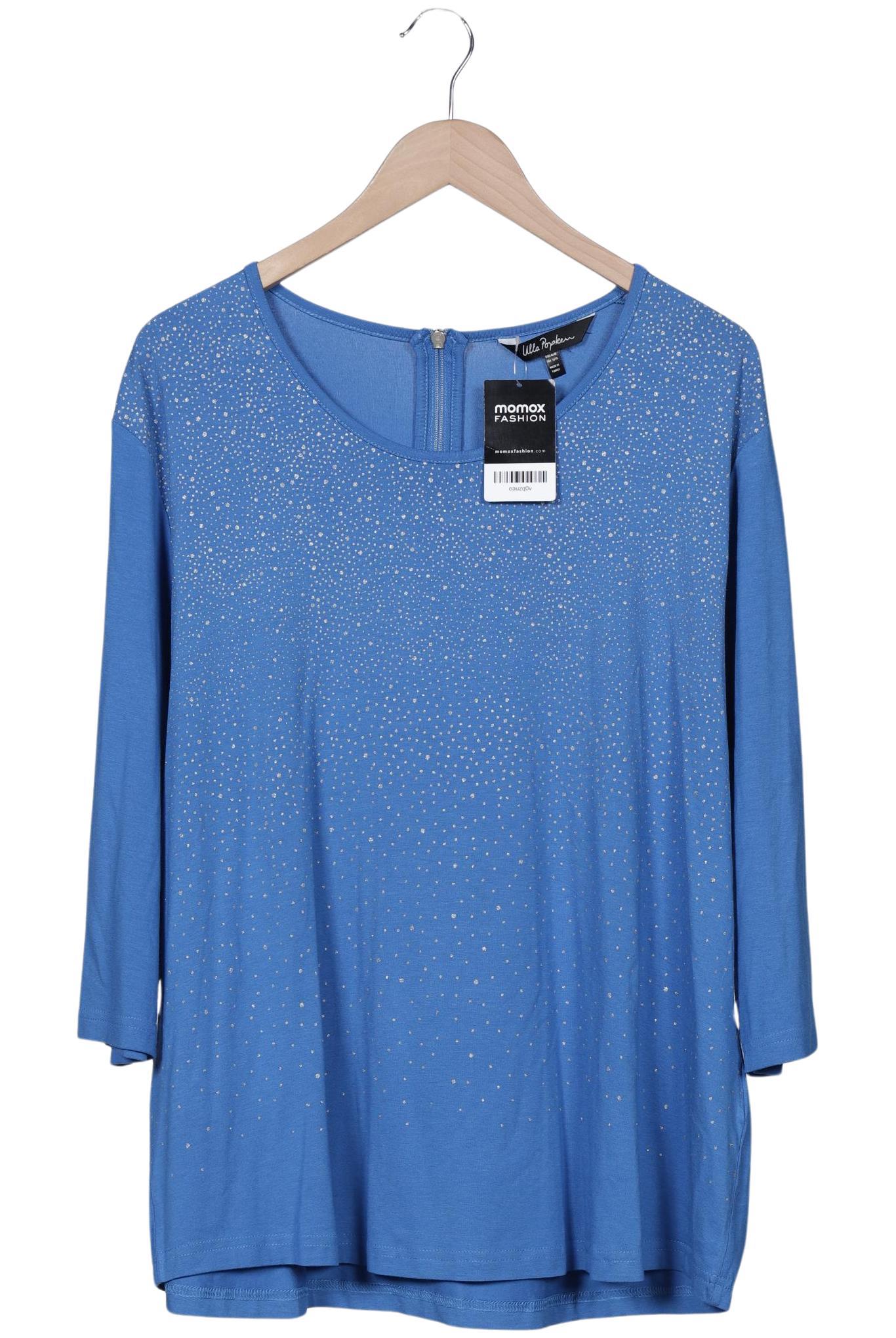 

Ulla Popken Damen Langarmshirt, blau, Gr. 46