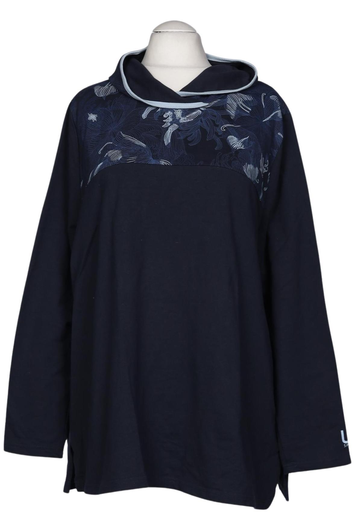 

Ulla Popken Damen Kapuzenpullover, marineblau, Gr. 54