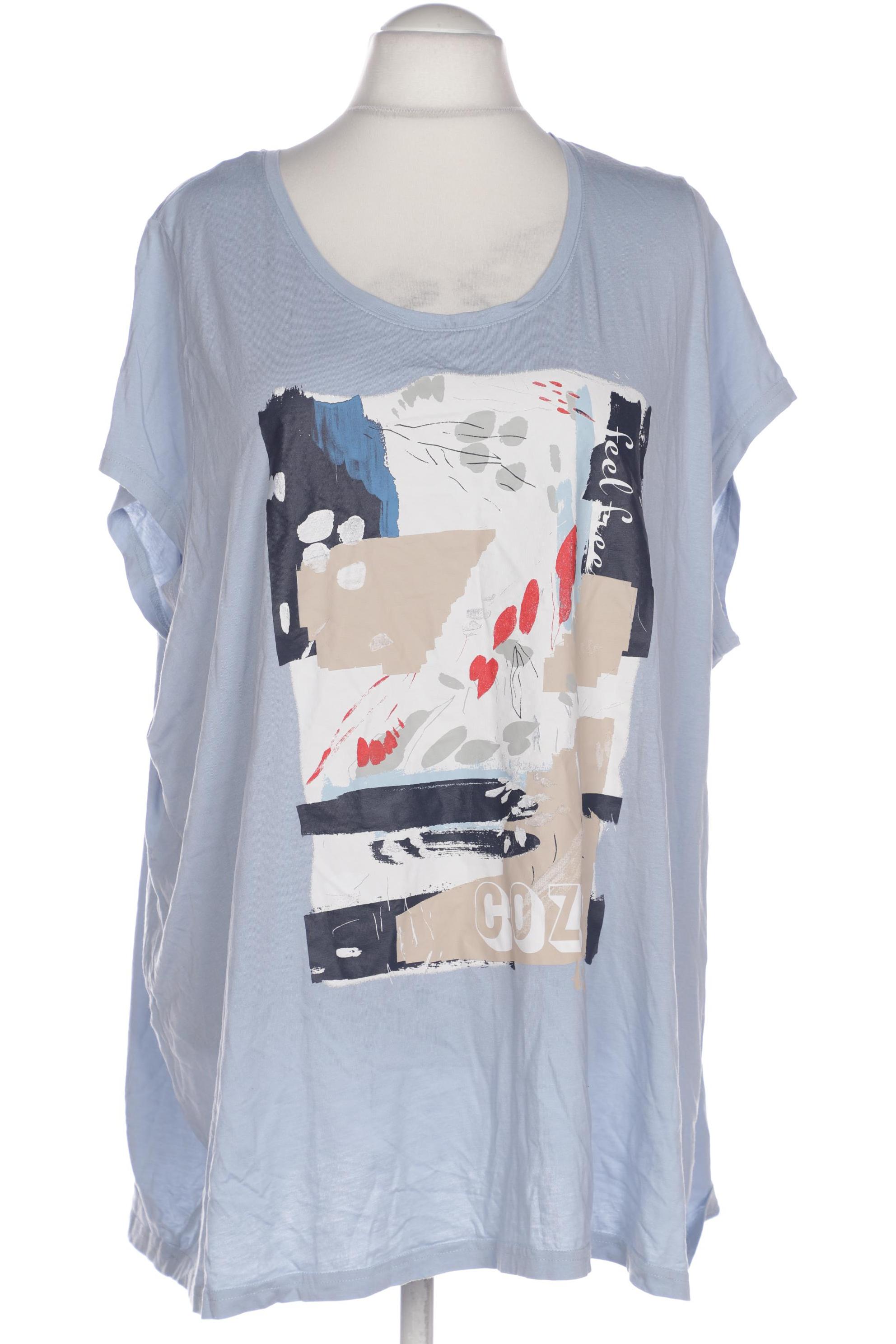 

Ulla Popken Damen T-Shirt, hellblau, Gr. 58
