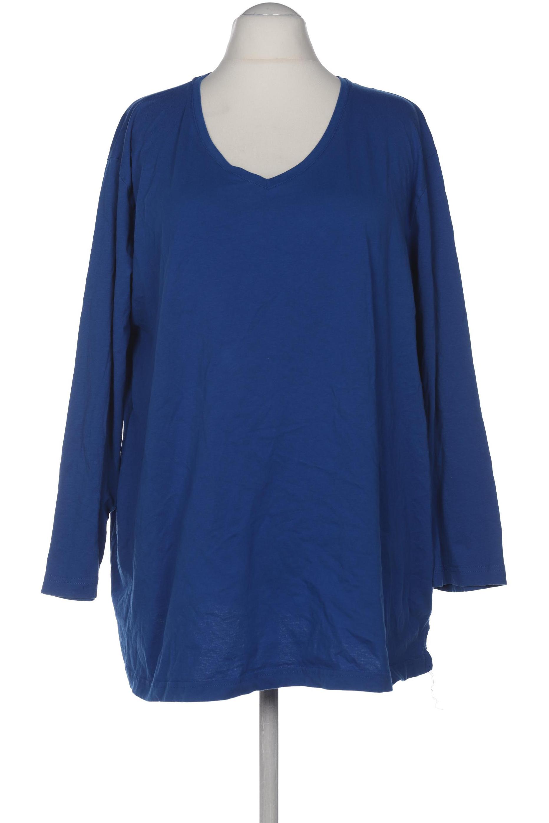

Ulla Popken Damen Langarmshirt, blau