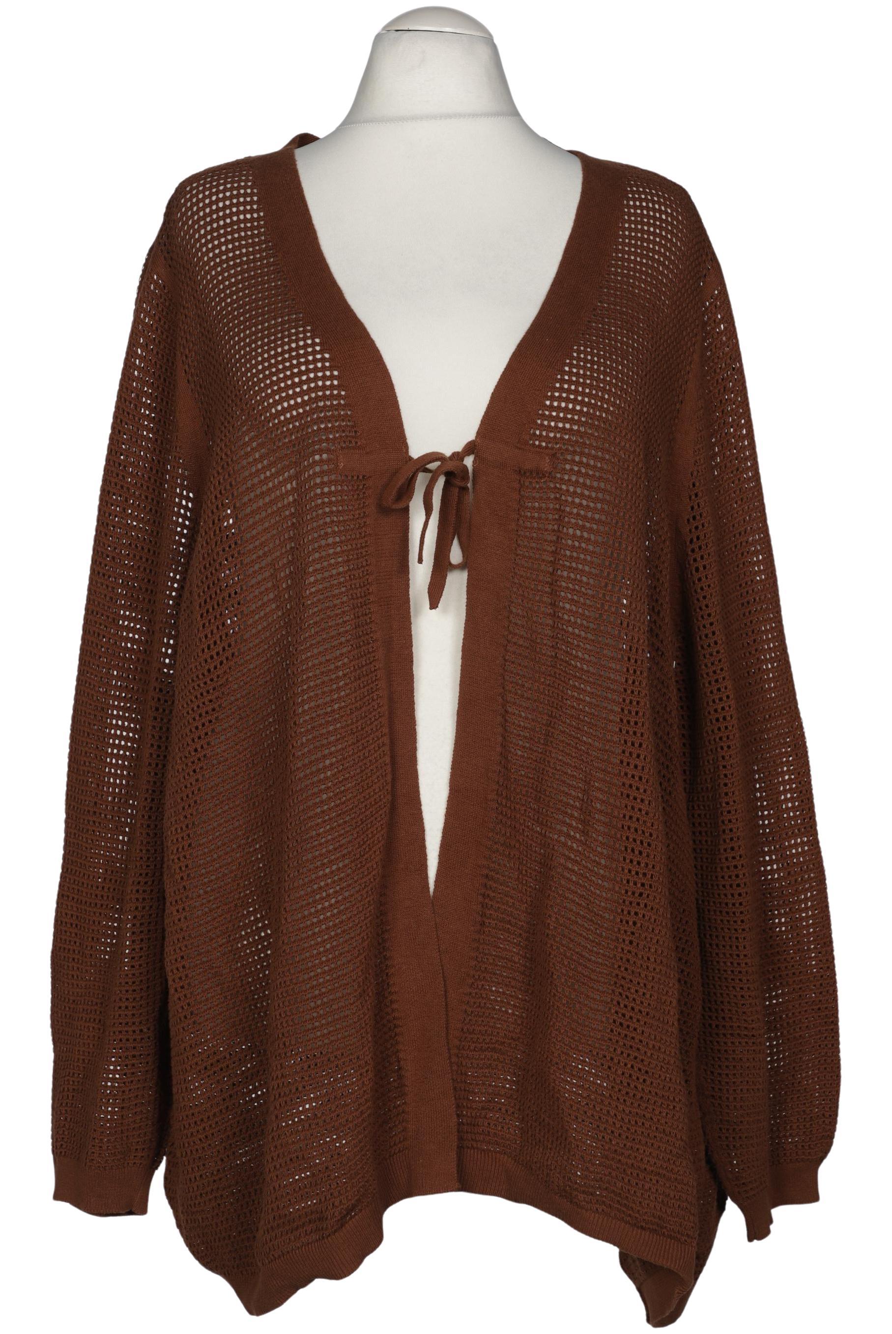 

Ulla Popken Damen Strickjacke, braun, Gr. 58