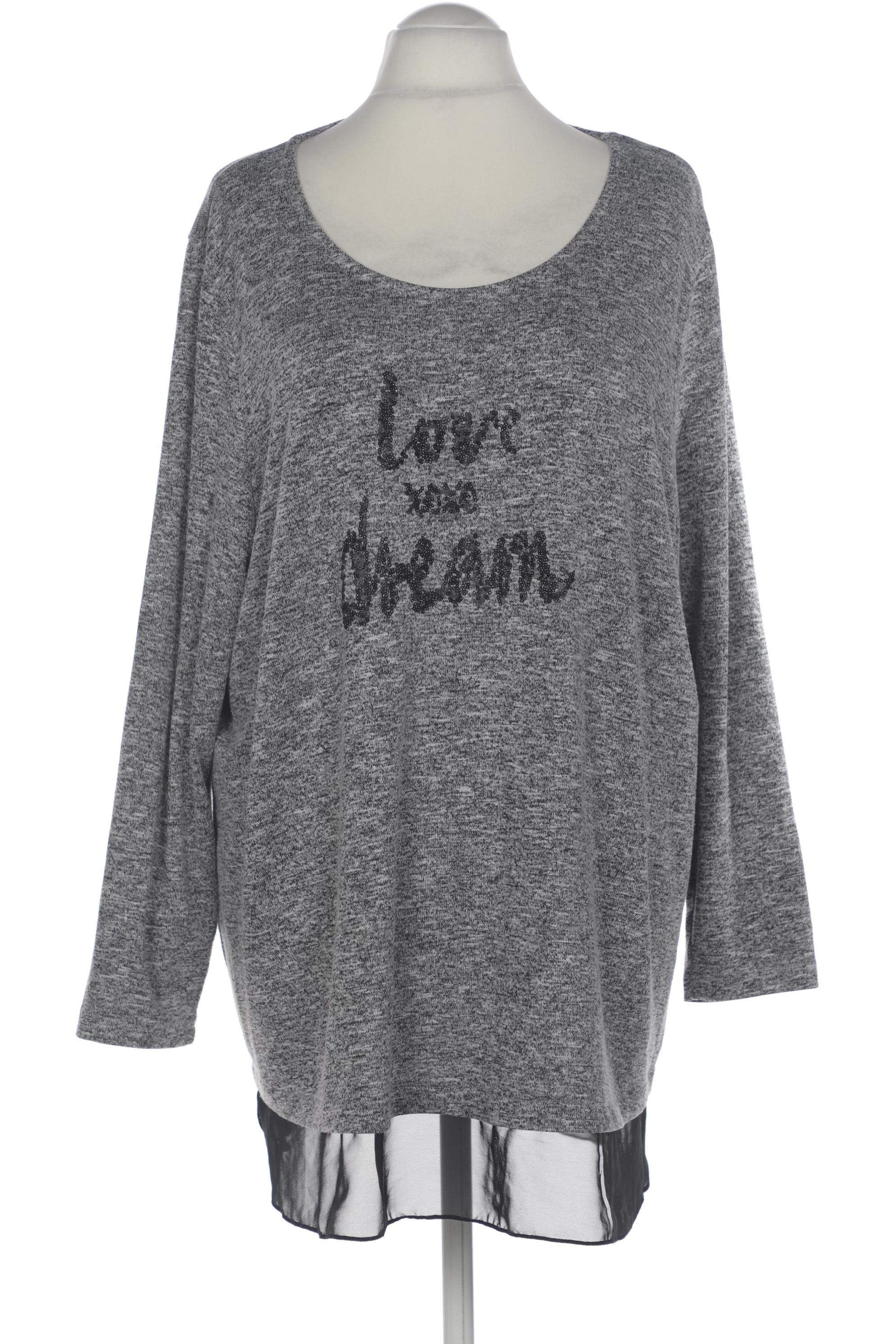 

Ulla Popken Damen Pullover, grau, Gr. 52