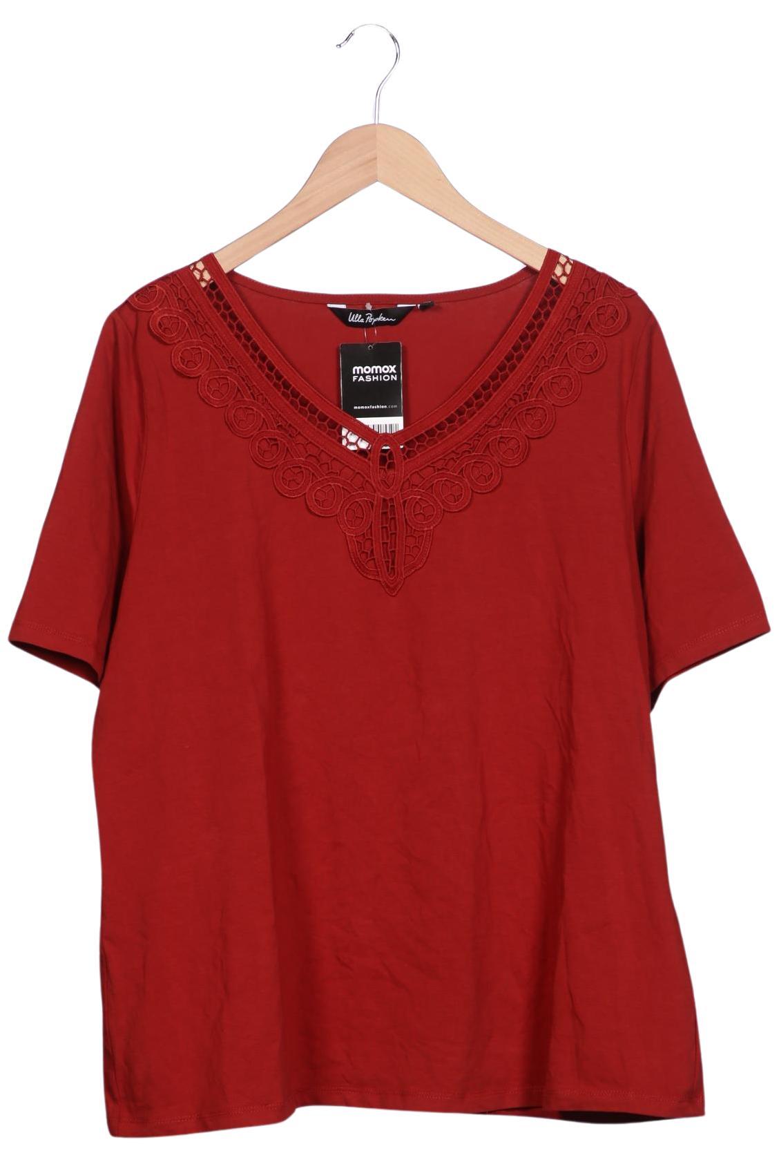 

Ulla Popken Damen T-Shirt, rot, Gr. 46