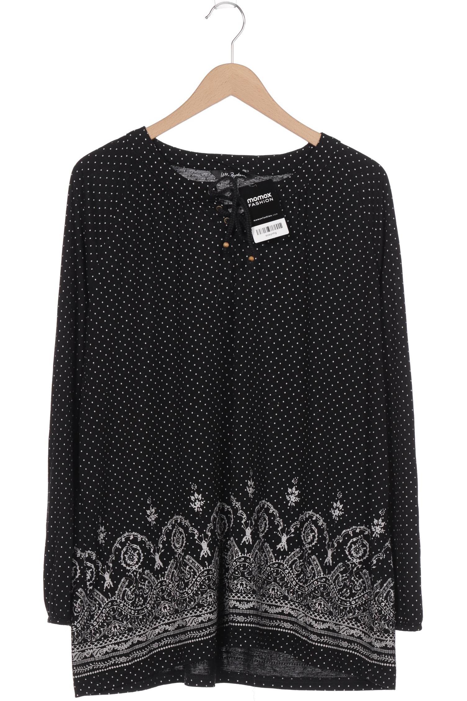 

Ulla Popken Damen Langarmshirt, schwarz