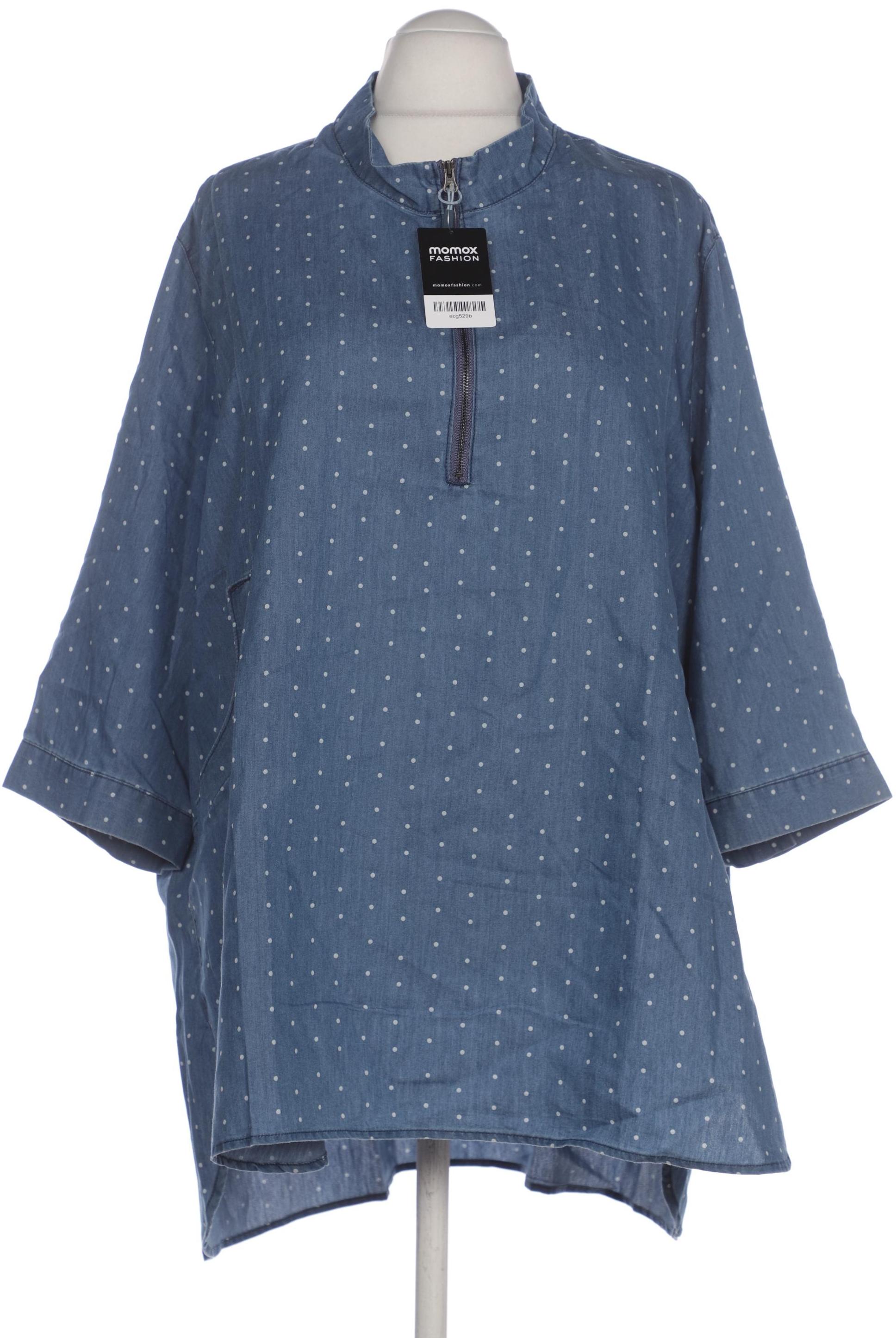 

Ulla Popken Damen Bluse, blau, Gr. 54