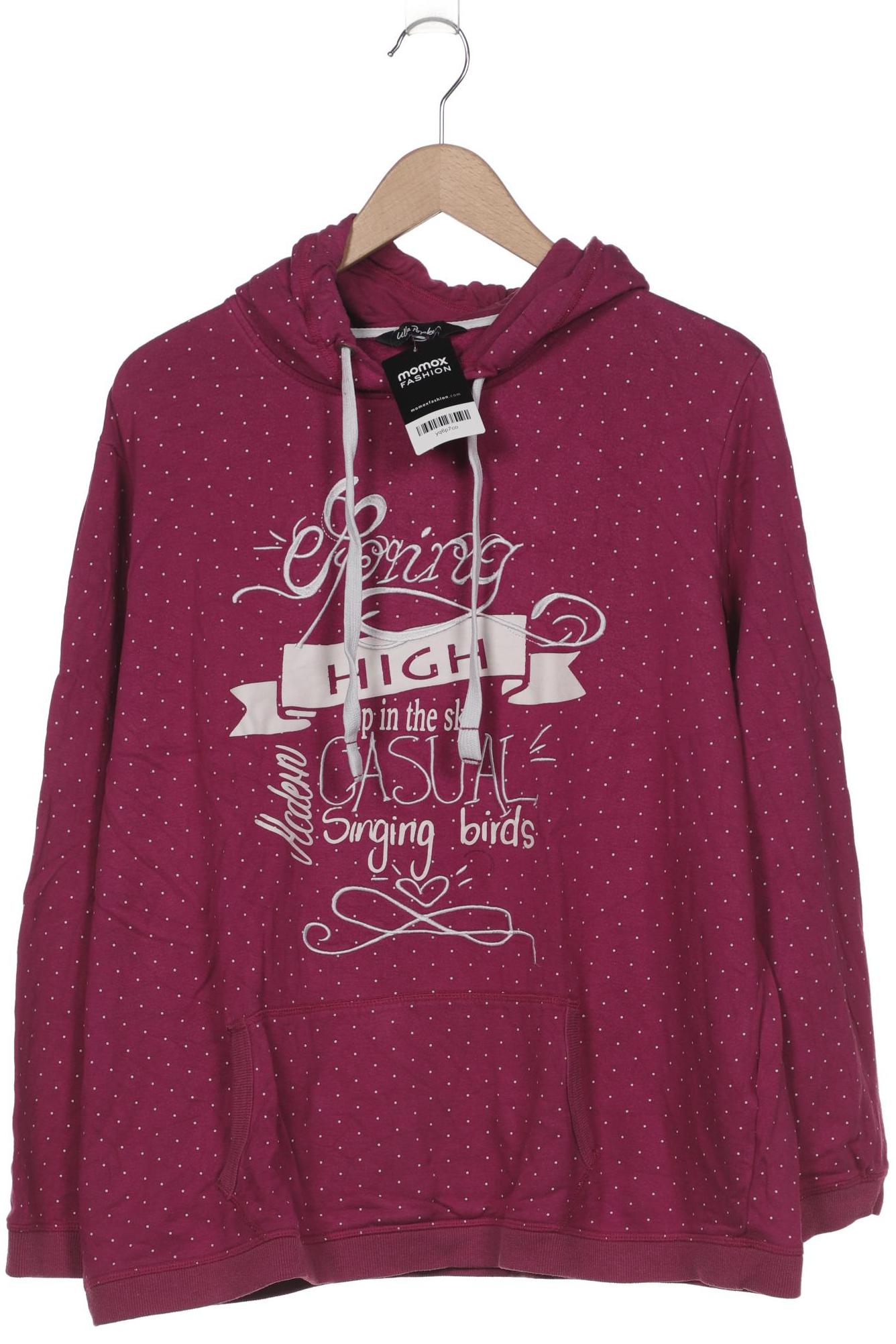 Thumbnail - Ulla Popken Damen Kapuzenpullover, pink, Gr. 48