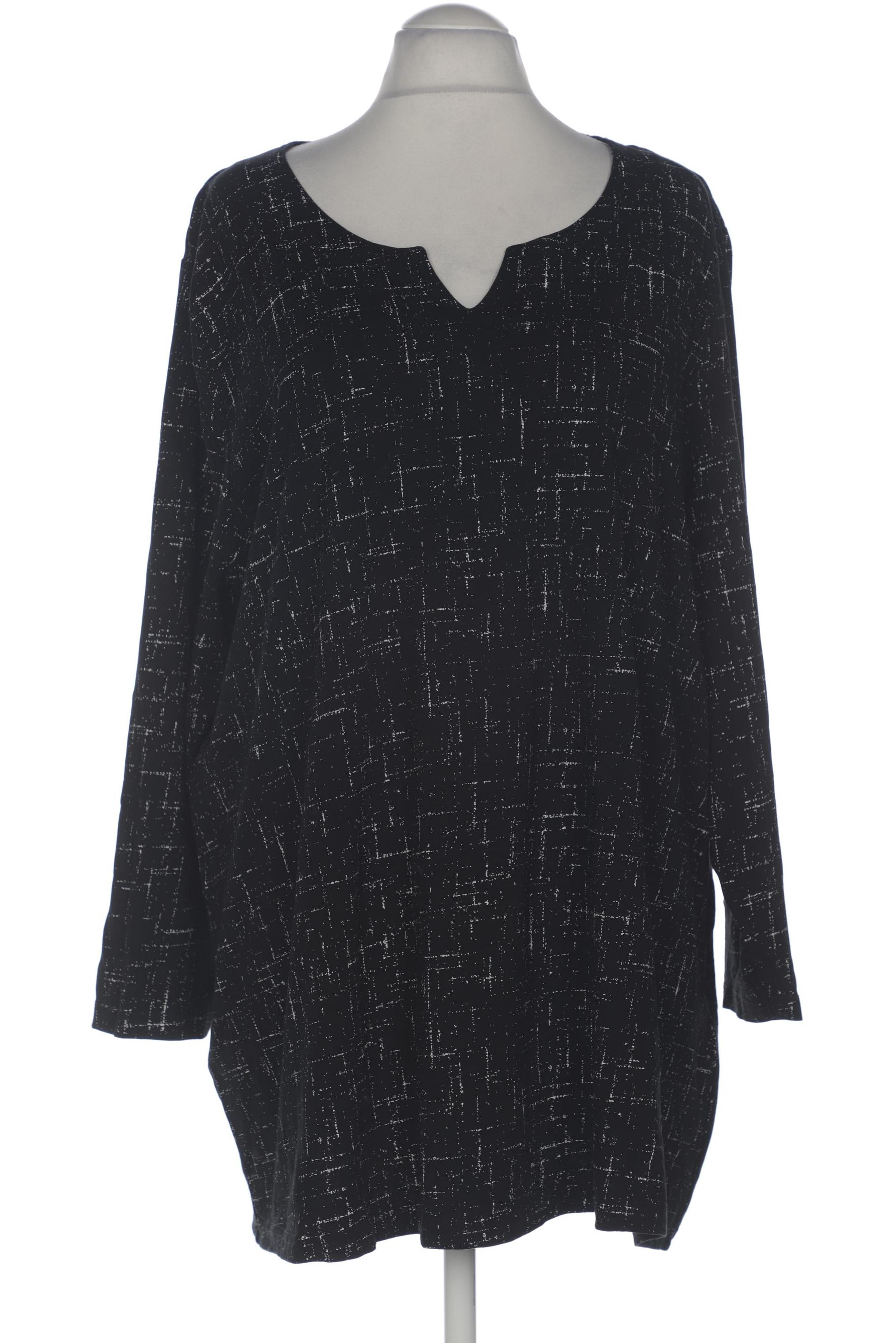 

Ulla Popken Damen Langarmshirt, schwarz, Gr. 54