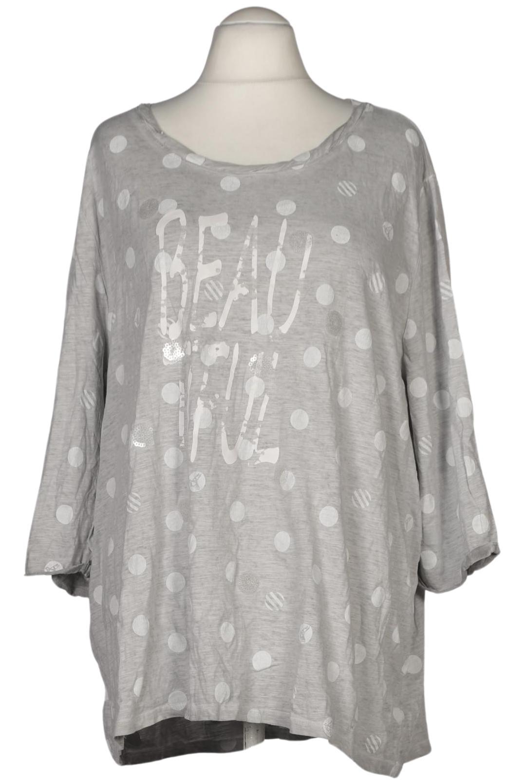 

Ulla Popken Damen T-Shirt, grau, Gr. 58