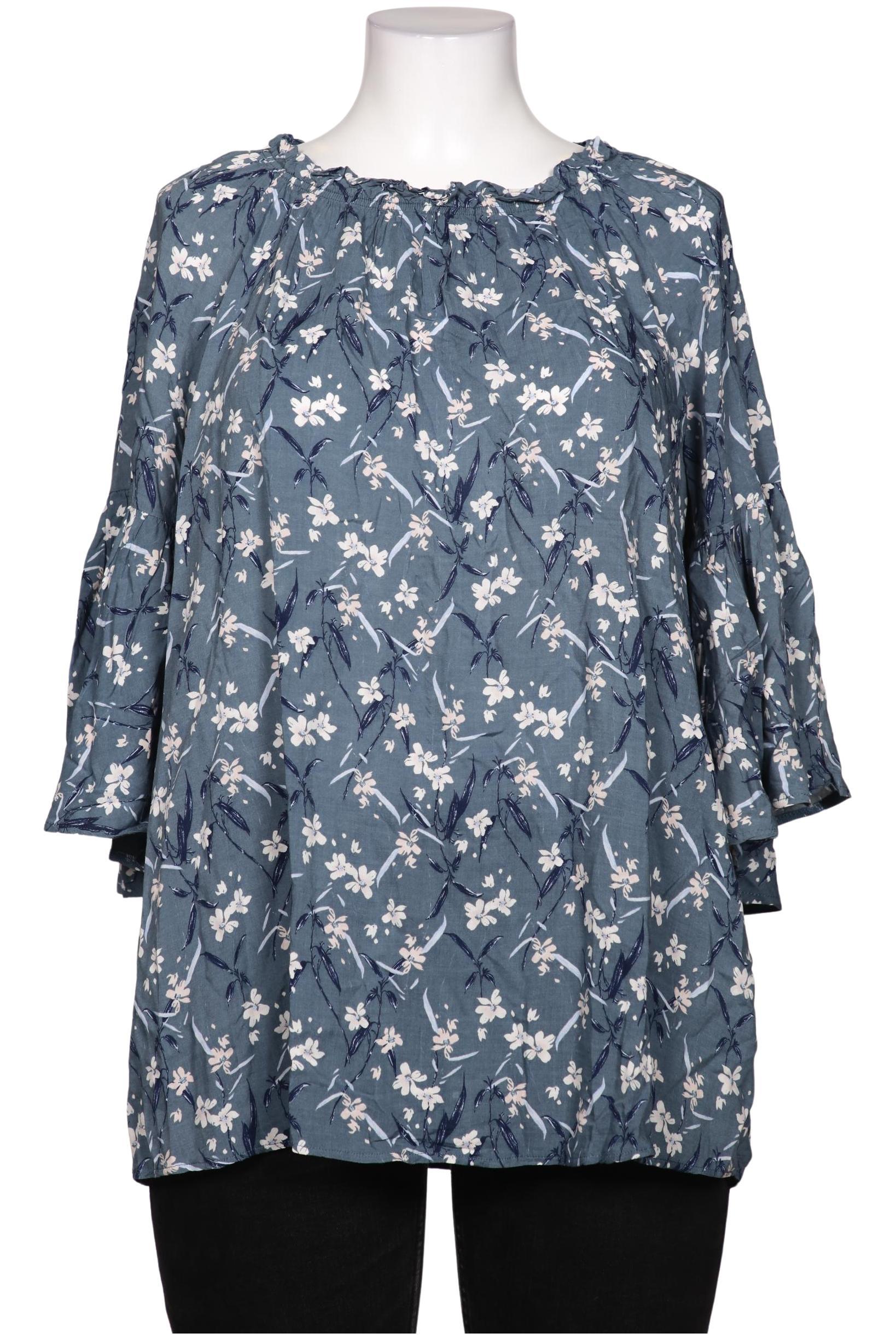 

Ulla Popken Damen Bluse, blau, Gr. 46