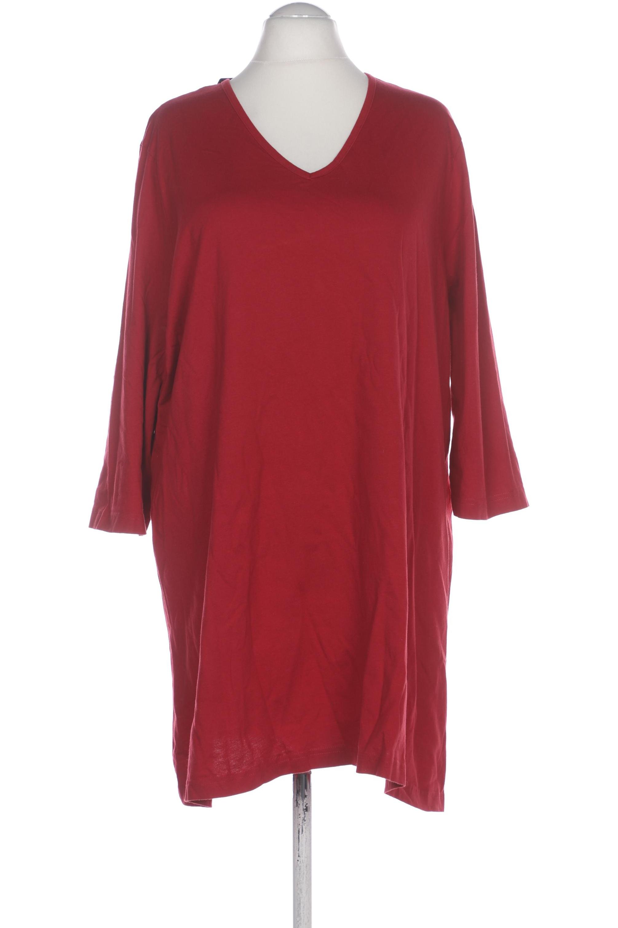 

Ulla Popken Damen Langarmshirt, rot, Gr. 54