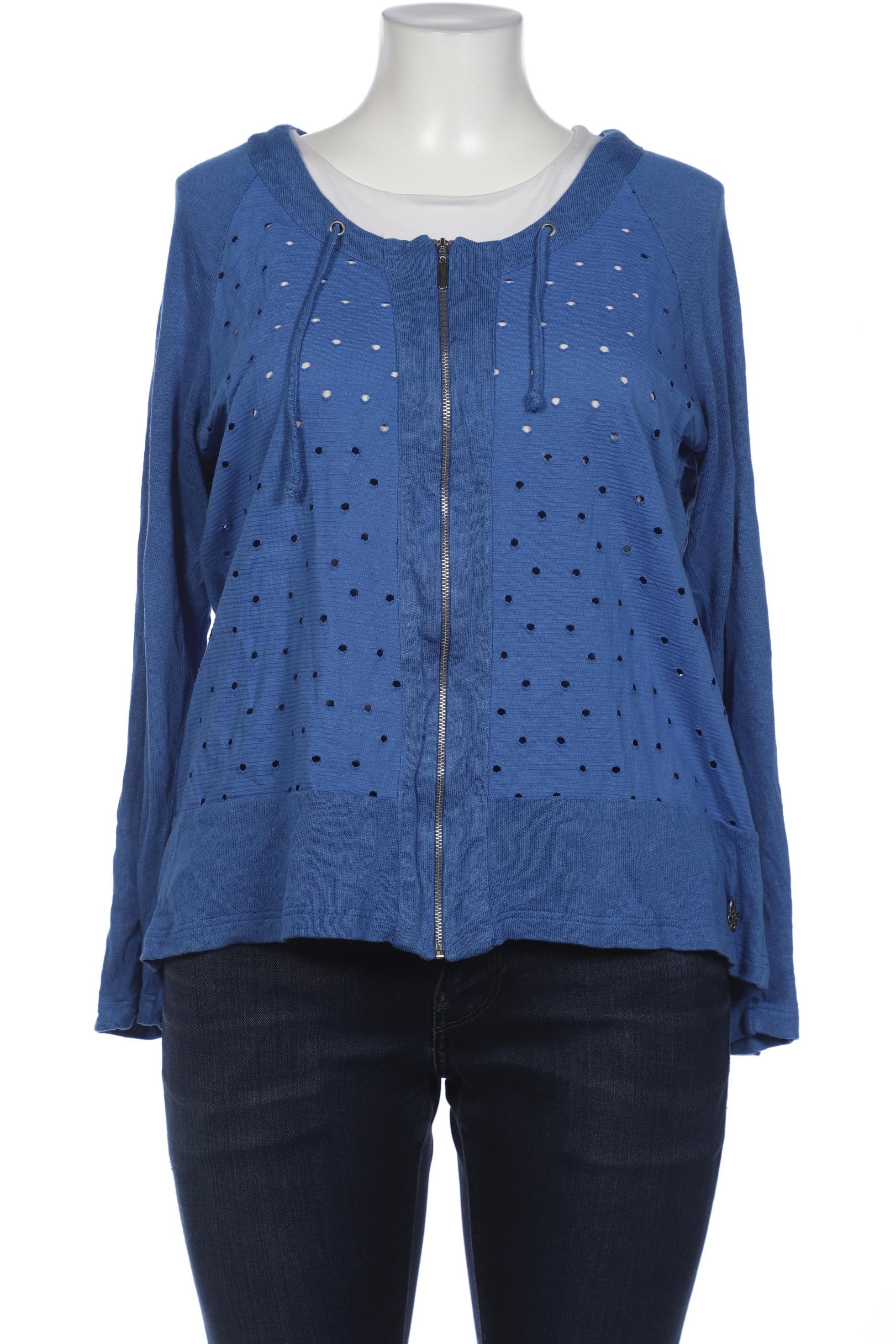 

Ulla Popken Damen Strickjacke, blau, Gr. 42