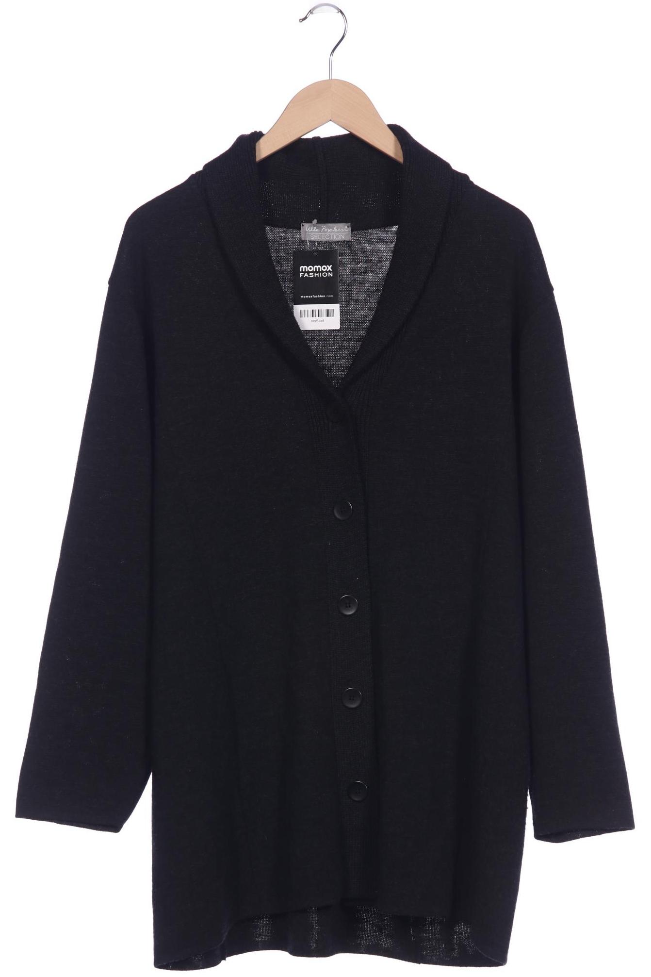

Ulla Popken Damen Strickjacke, schwarz, Gr. 46