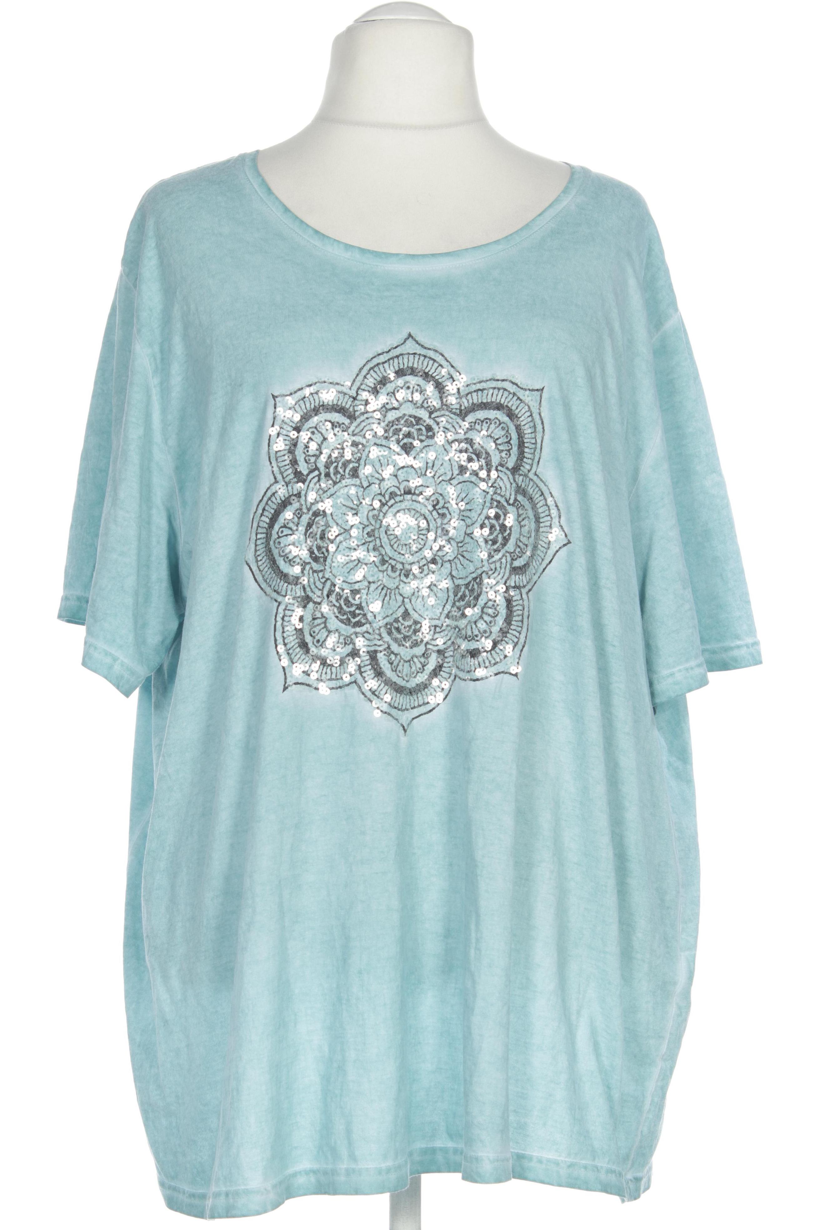 

Ulla Popken Damen T-Shirt, türkis, Gr. 54