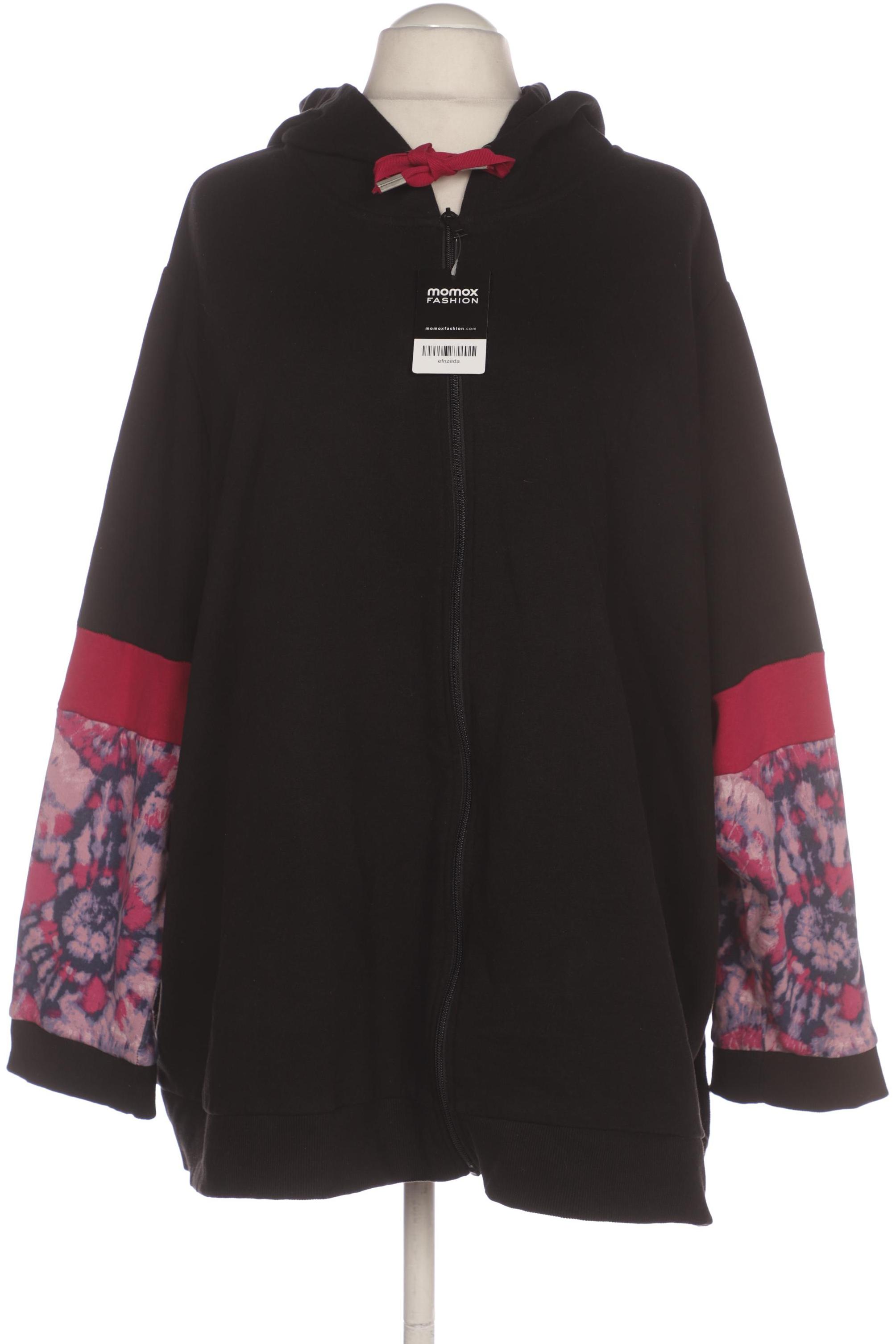 

Ulla Popken Damen Kapuzenpullover, schwarz, Gr. 62