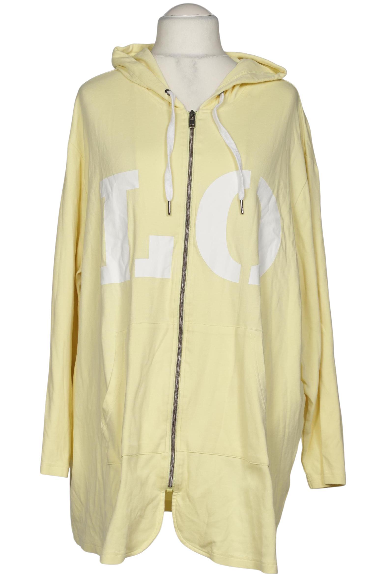 

Ulla Popken Damen Kapuzenpullover, gelb, Gr. 54