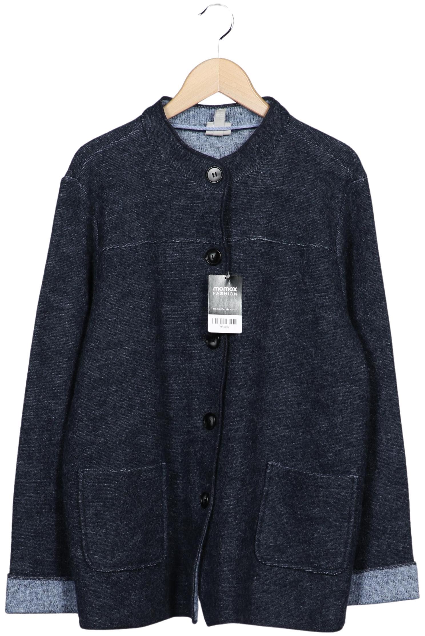 

Ulla Popken Damen Strickjacke, marineblau, Gr. 46