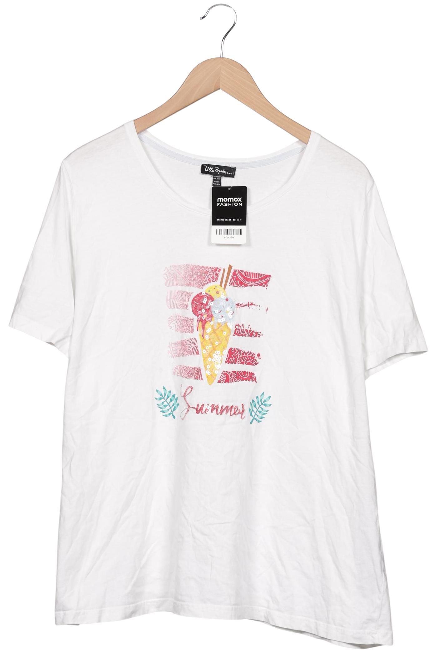 

Ulla Popken Damen T-Shirt, weiß, Gr. 50
