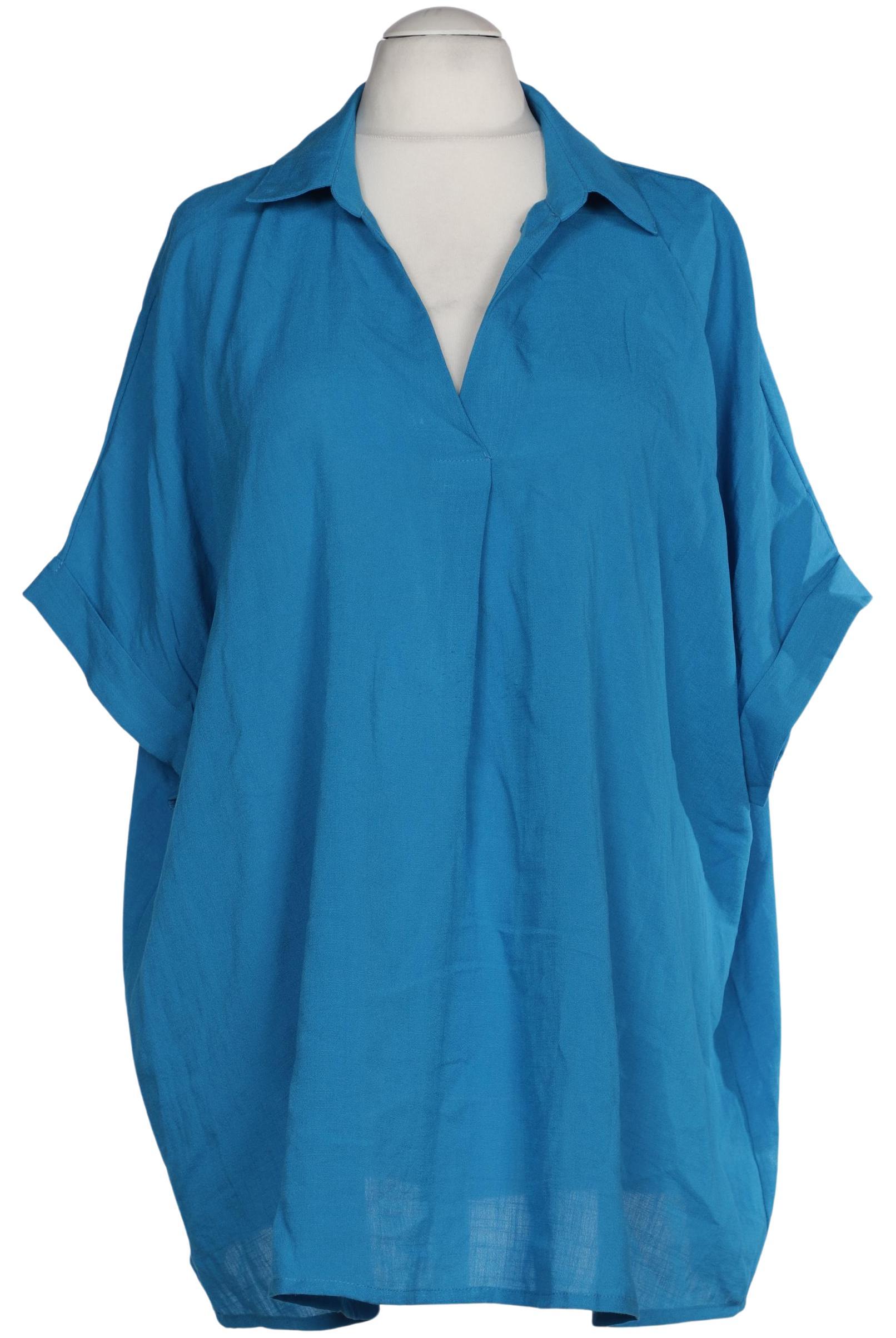

Ulla Popken Damen Bluse, blau, Gr. 54