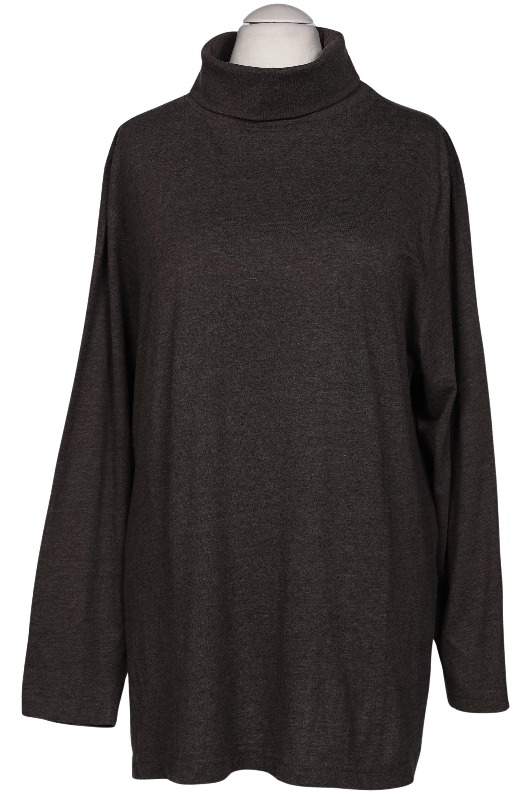 

Ulla Popken Damen Langarmshirt, grau, Gr. 54