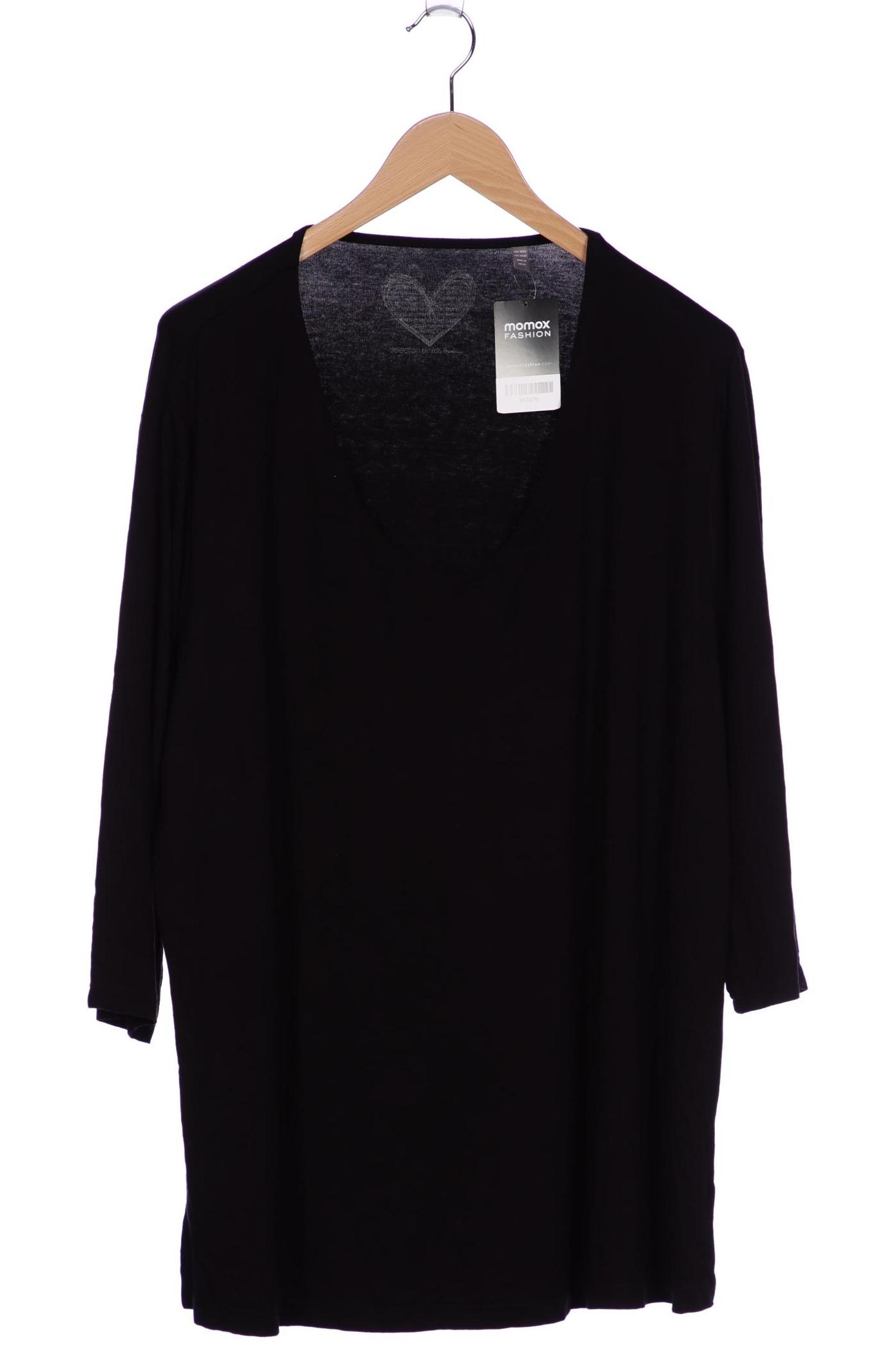 

Ulla Popken Damen Langarmshirt, schwarz, Gr. 54
