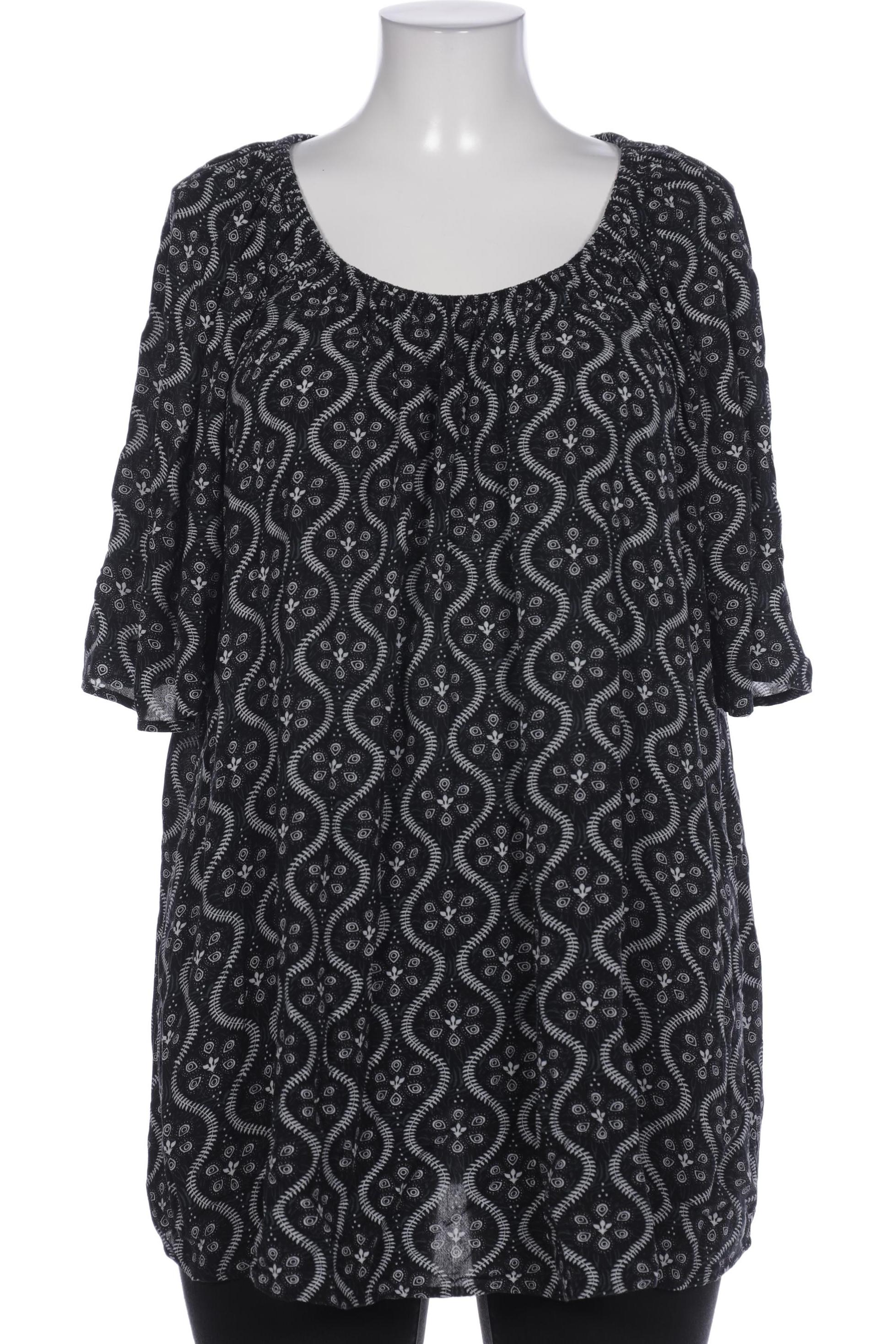 

Ulla Popken Damen Bluse, schwarz, Gr. 46