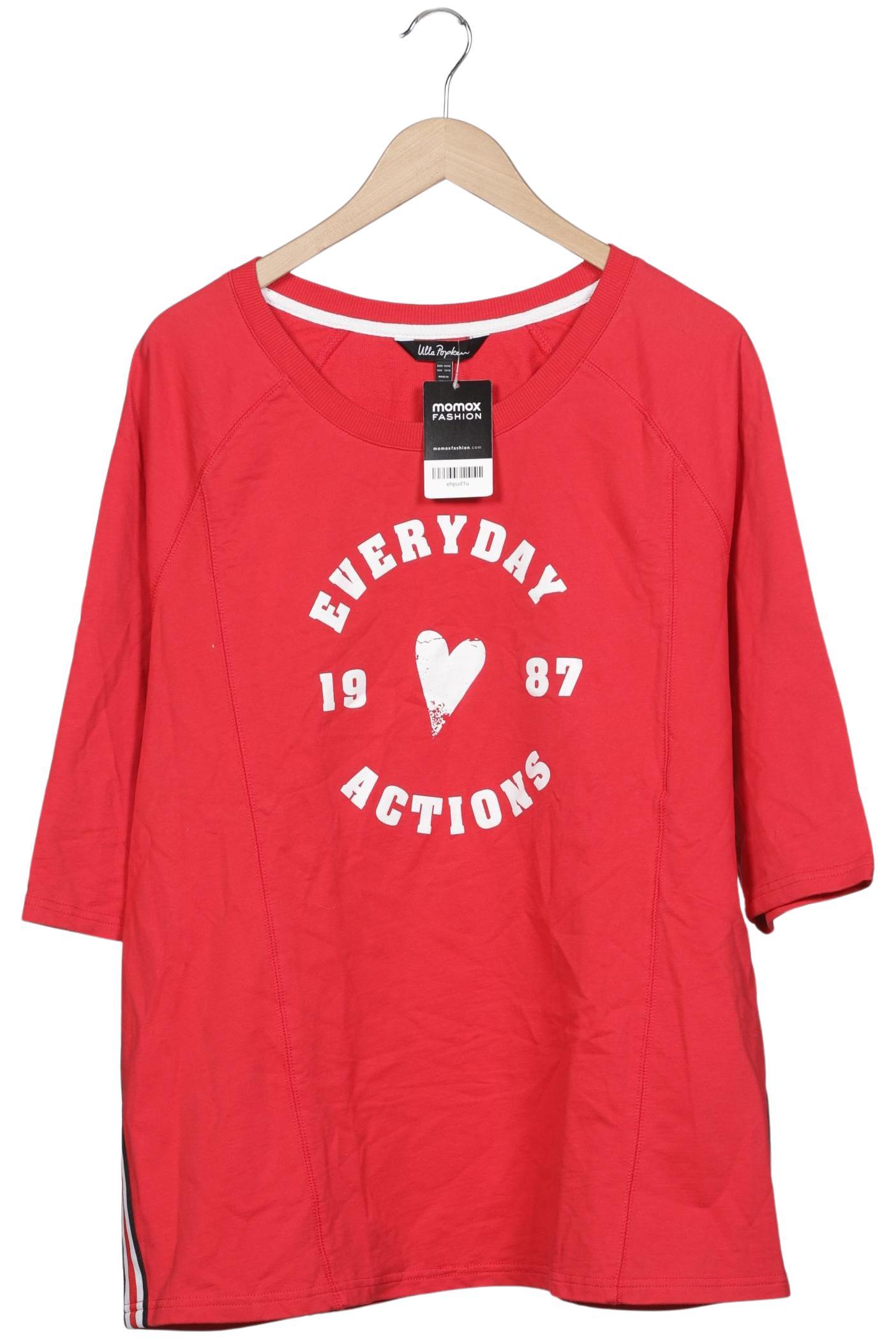 

Ulla Popken Damen Sweatshirt, rot, Gr. 46