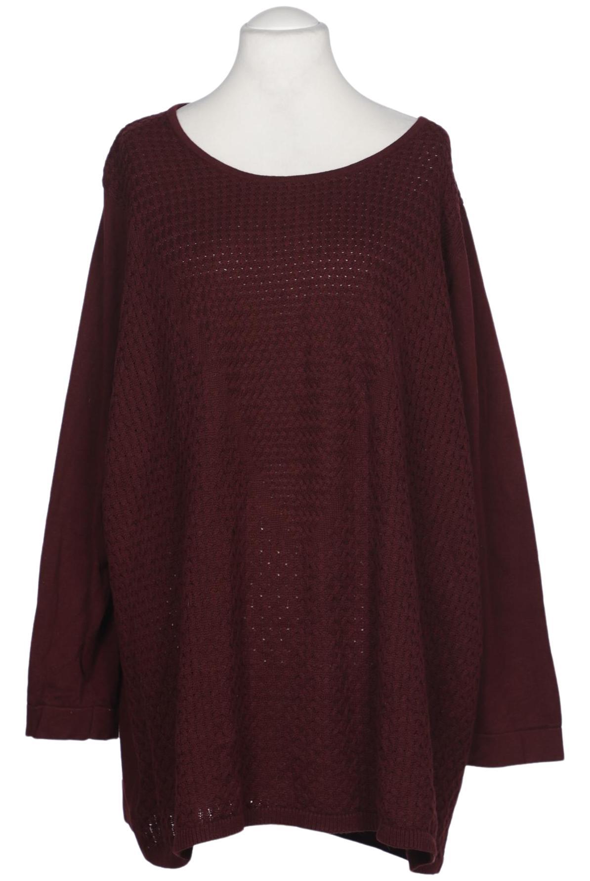 

Ulla Popken Damen Pullover, bordeaux, Gr. 58