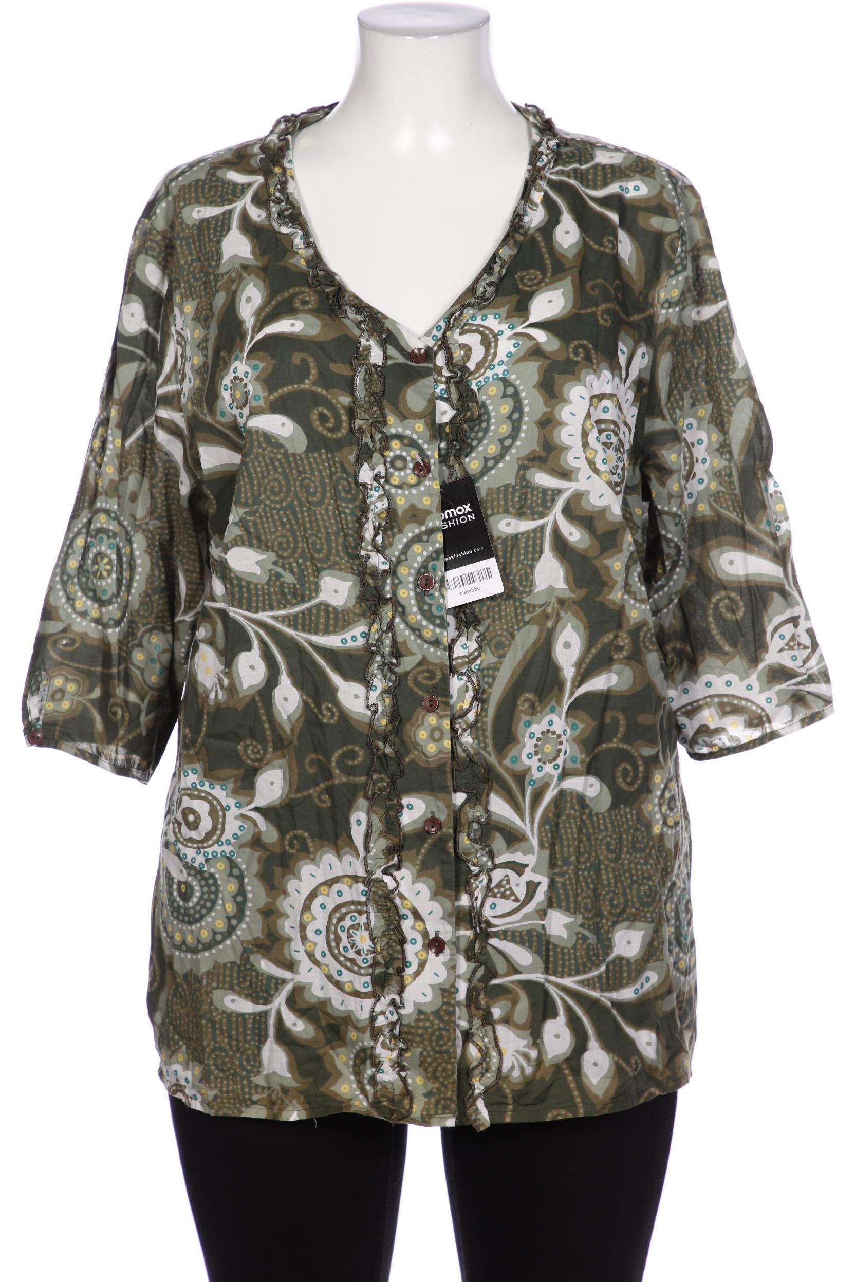 

Ulla Popken Damen Bluse, grün, Gr. 46