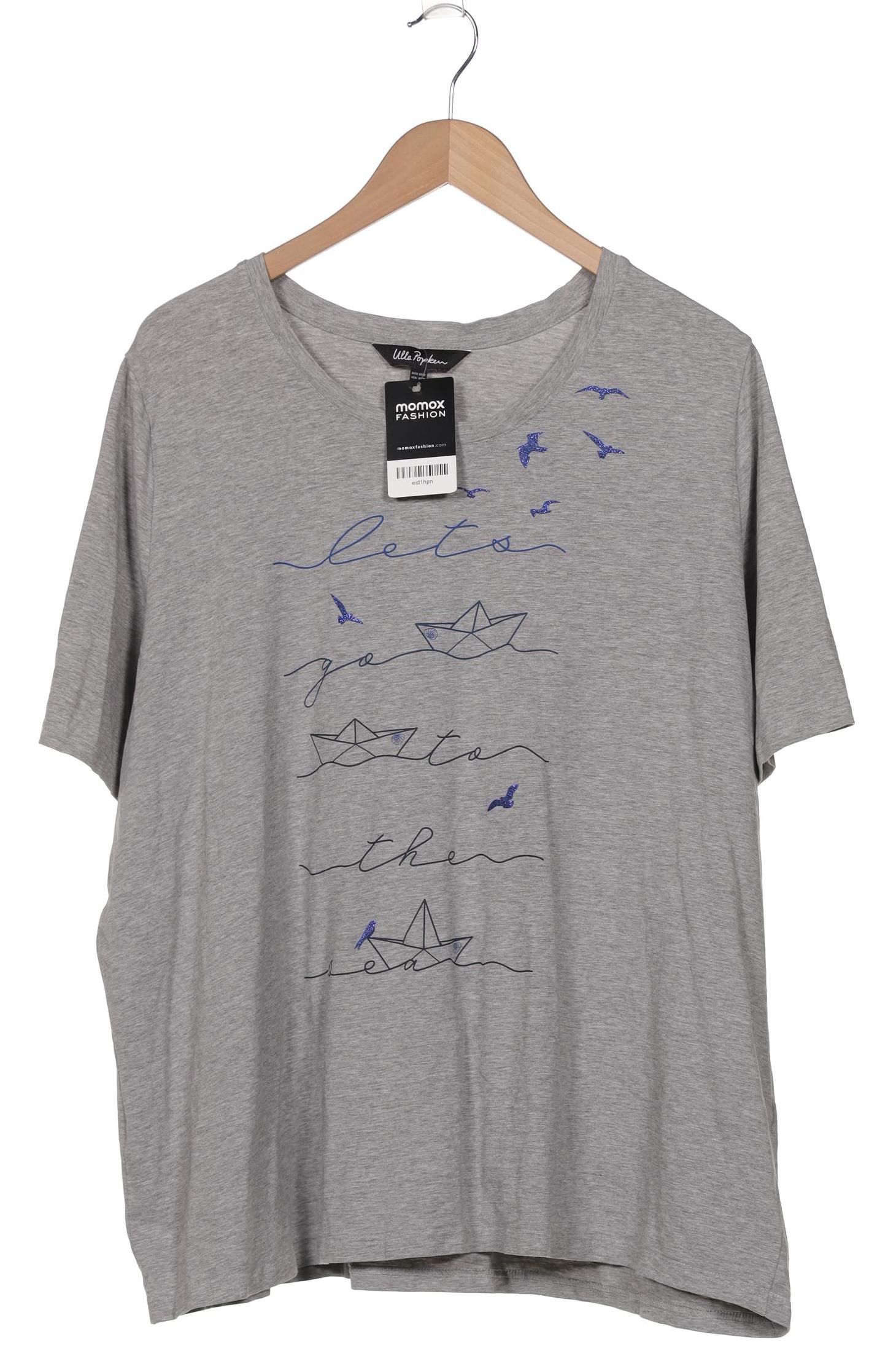 

Ulla Popken Damen T-Shirt, grau, Gr. 50