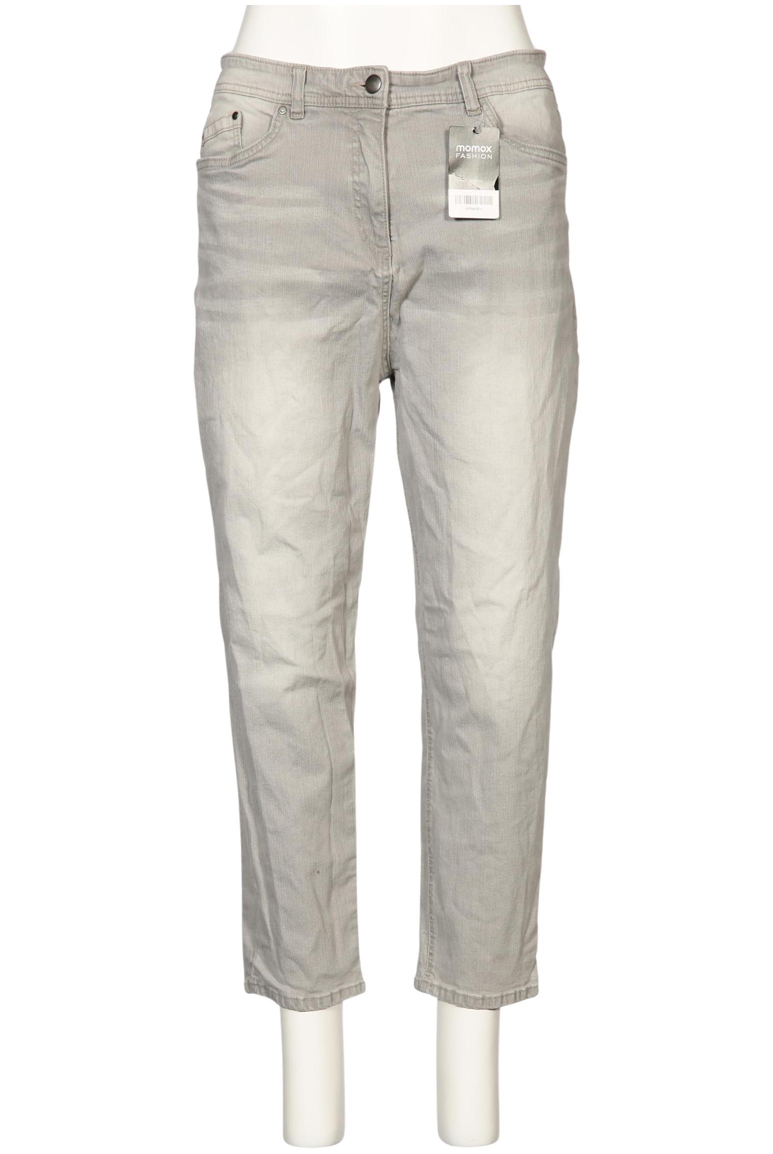 

Ulla Popken Damen Jeans, grau, Gr. 48