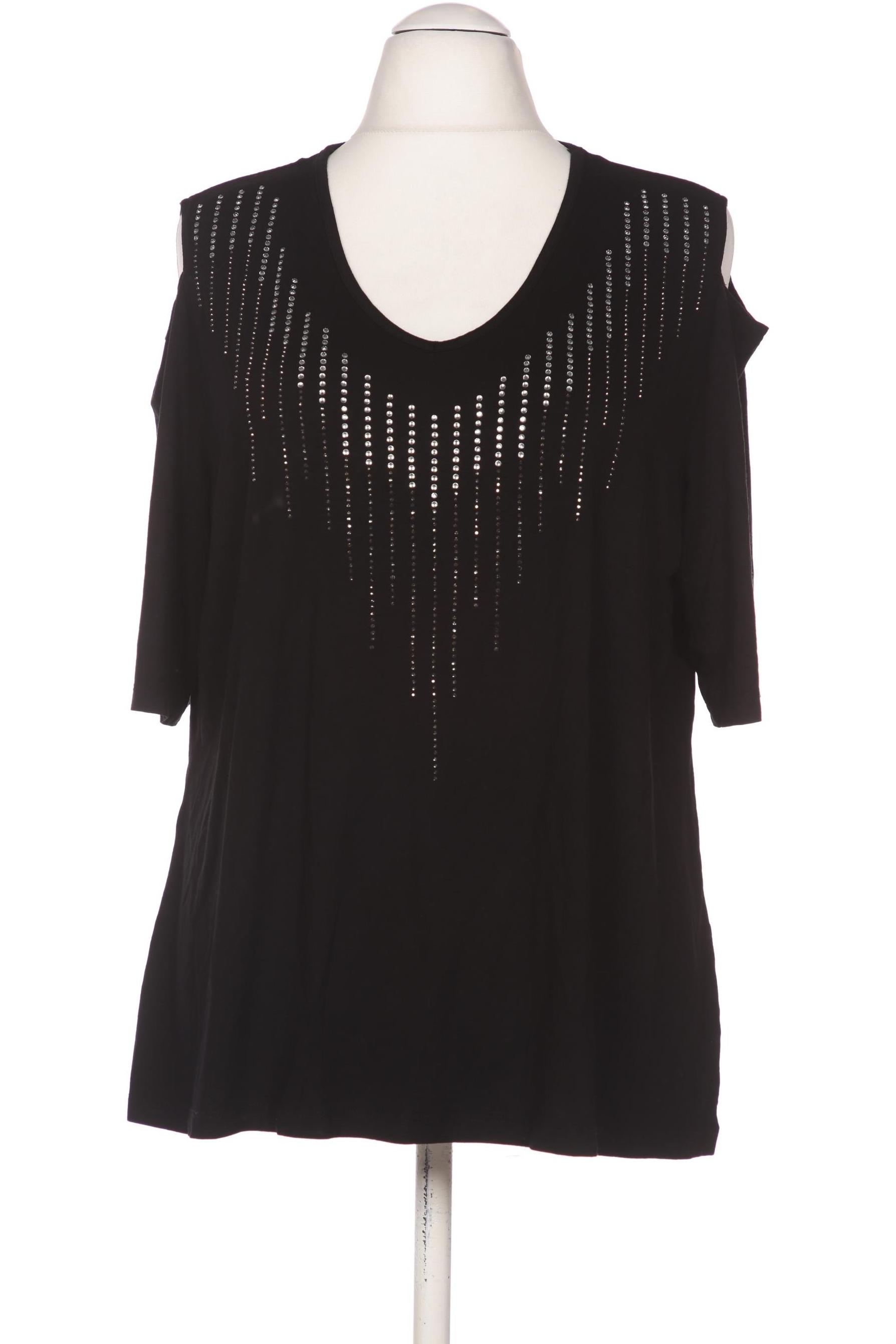 

Ulla Popken Damen T-Shirt, schwarz, Gr. 46
