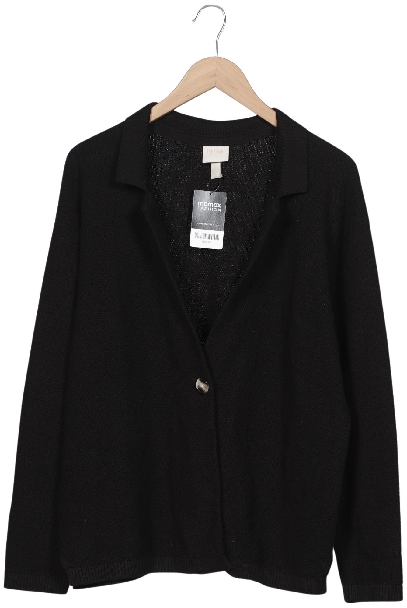 

Ulla Popken Damen Strickjacke, schwarz, Gr. 42