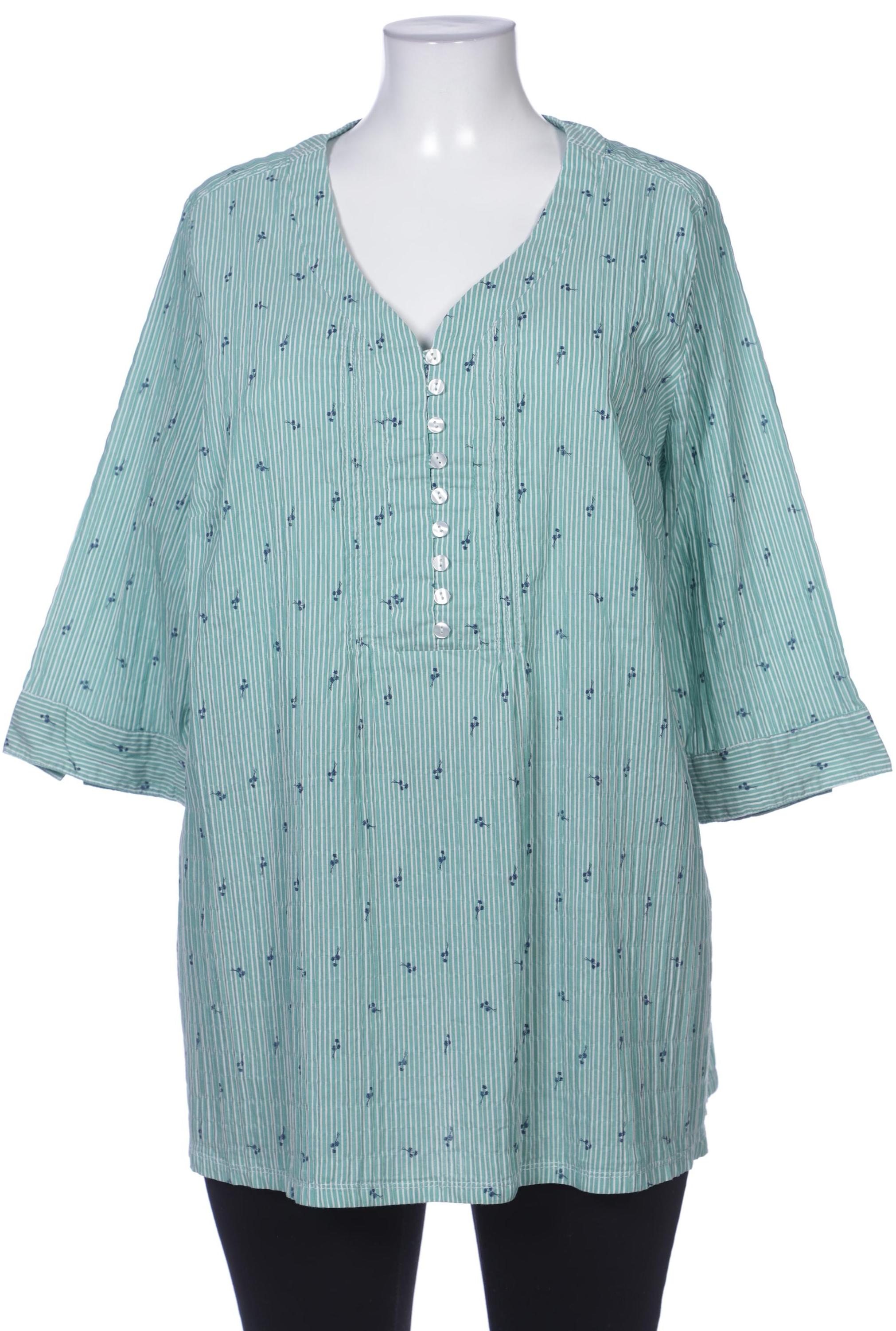 

Ulla Popken Damen Bluse, türkis, Gr. 50