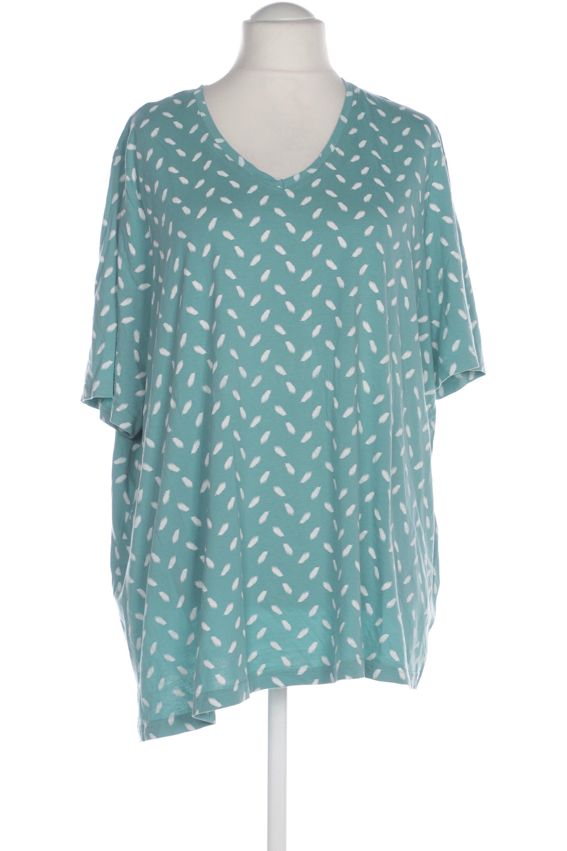 

Ulla Popken Damen T-Shirt, türkis, Gr. 54