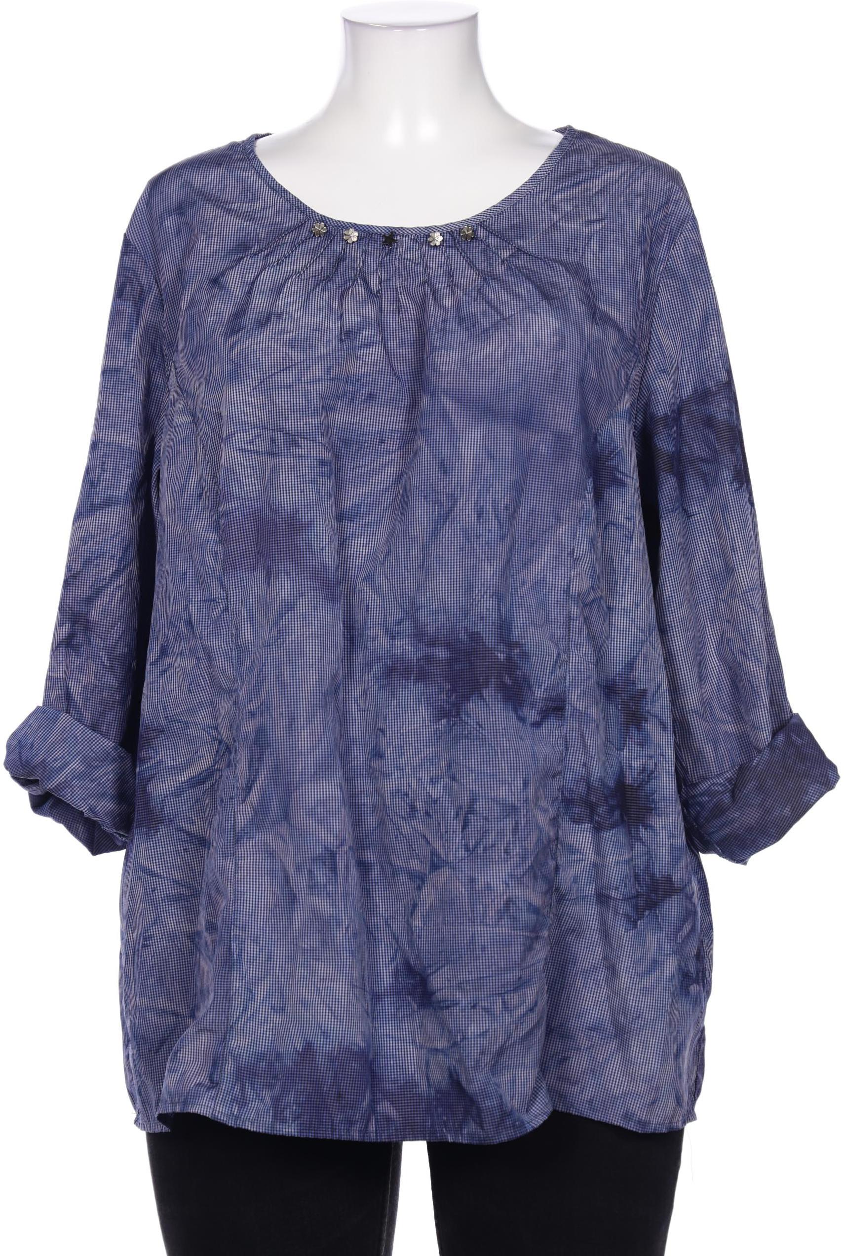 

Ulla Popken Damen Bluse, blau, Gr. 46