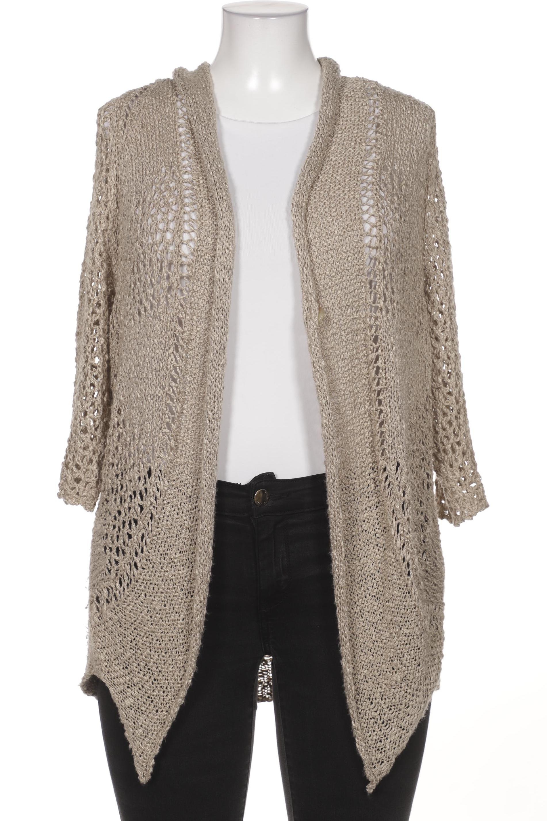 

Ulla Popken Damen Strickjacke, beige, Gr. 46