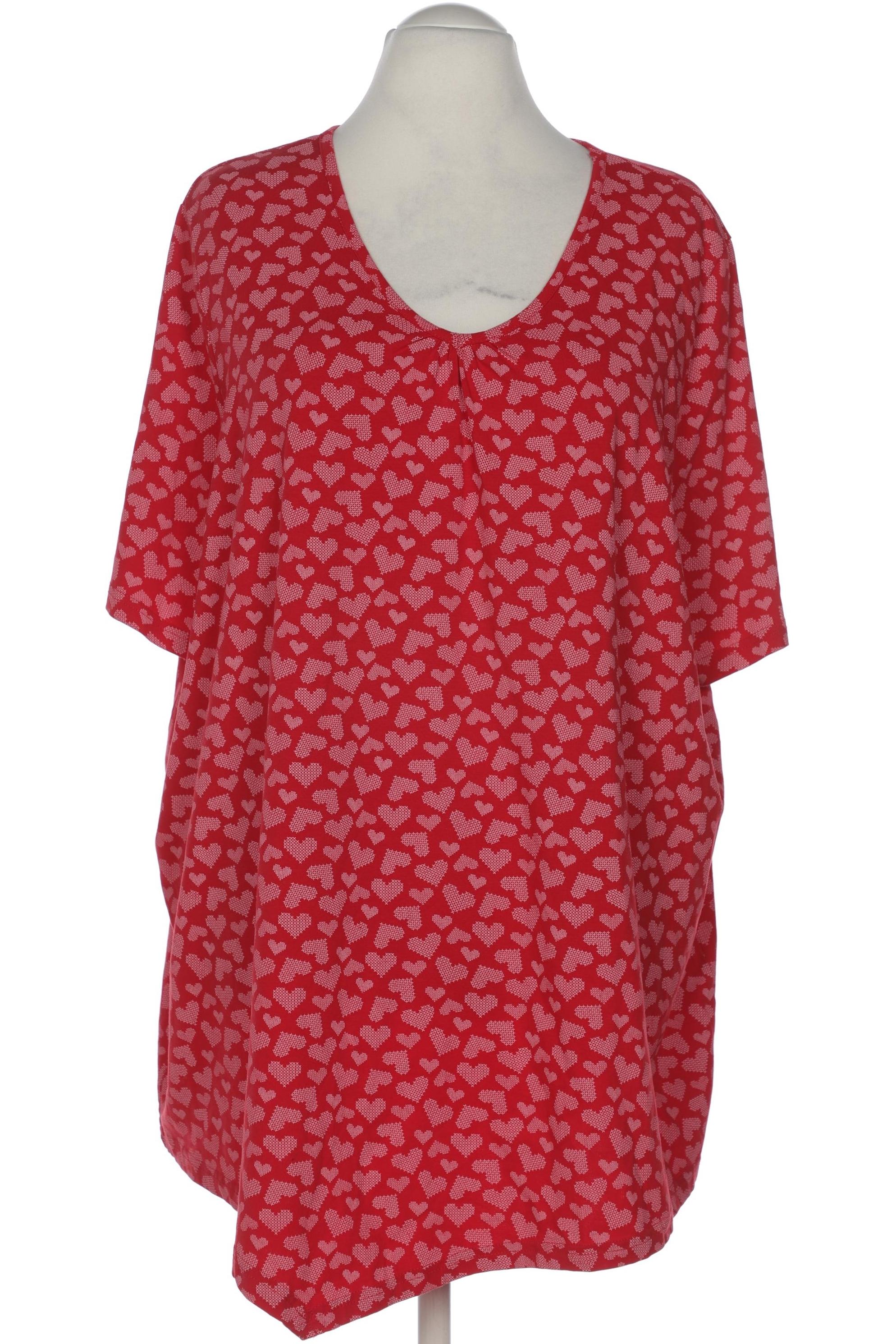 

Ulla Popken Damen T-Shirt, rot, Gr. 54