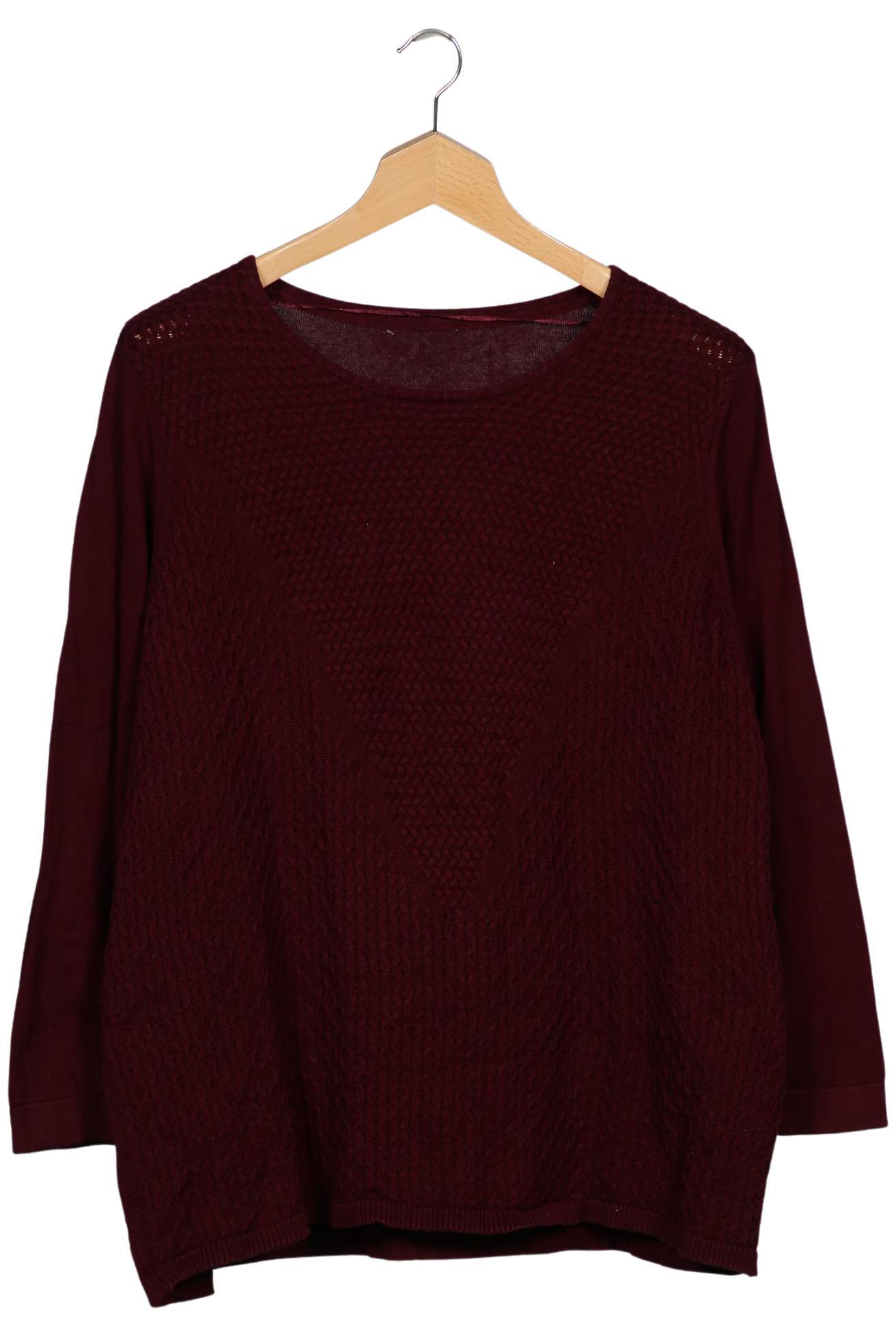 

Ulla Popken Damen Pullover, bordeaux, Gr. 46