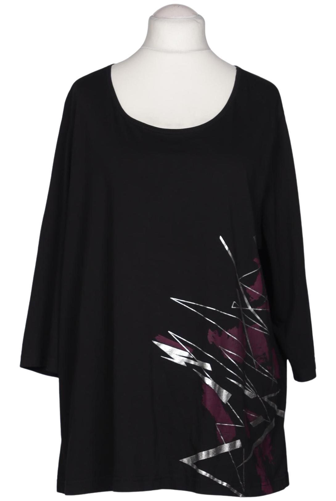 

Ulla Popken Damen Langarmshirt, schwarz, Gr. 54