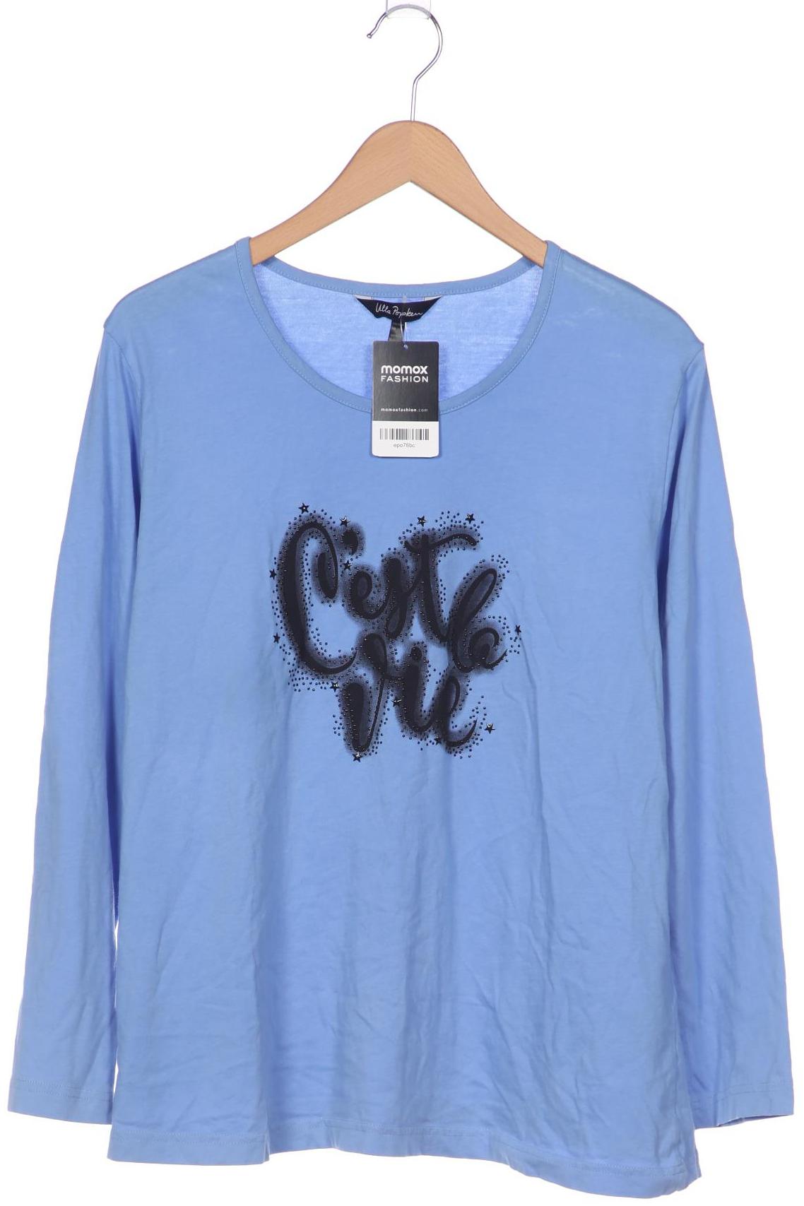 

Ulla Popken Damen Langarmshirt, blau, Gr. 42