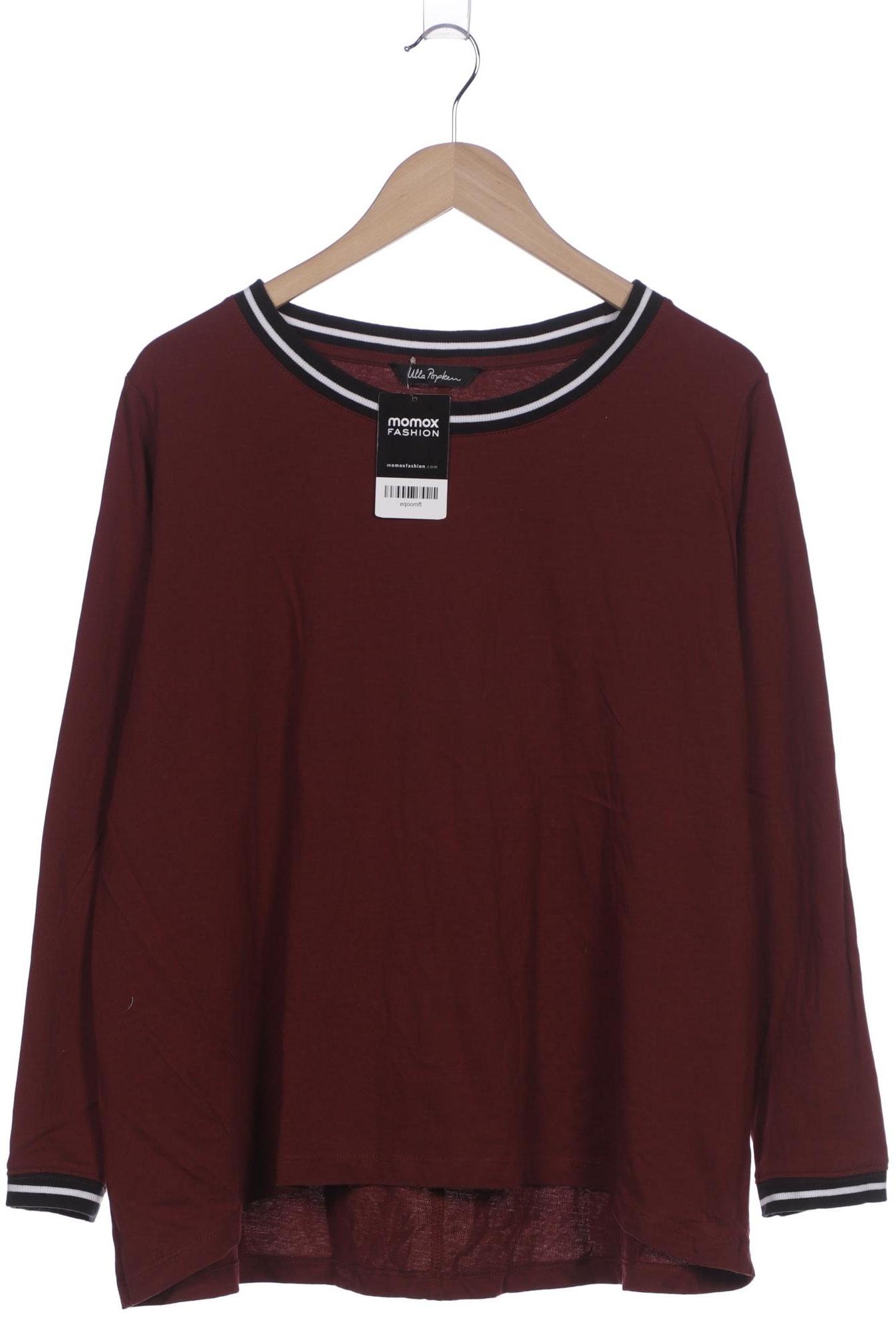 

Ulla Popken Damen Langarmshirt, bordeaux, Gr. 48