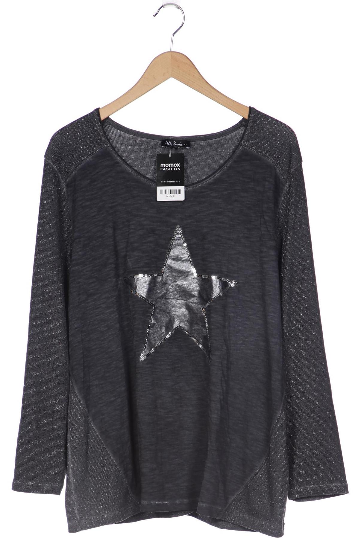 

Ulla Popken Damen Langarmshirt, grau
