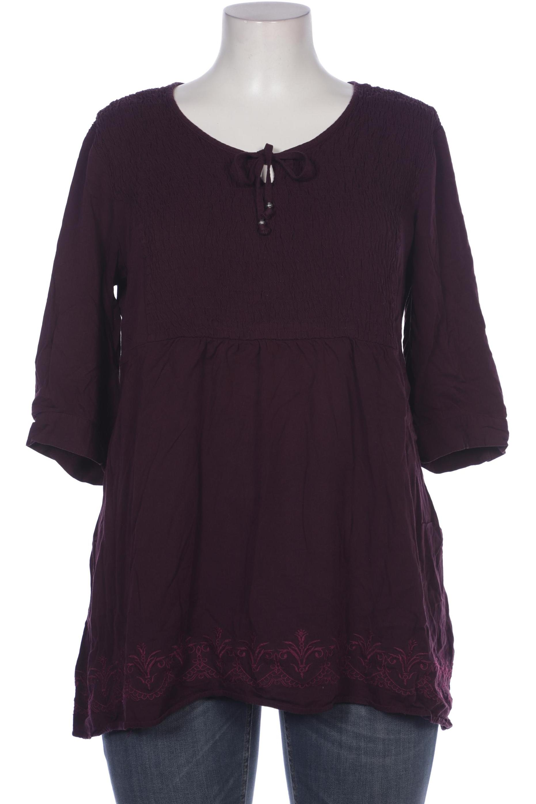 

Ulla Popken Damen Bluse, bordeaux, Gr. 46