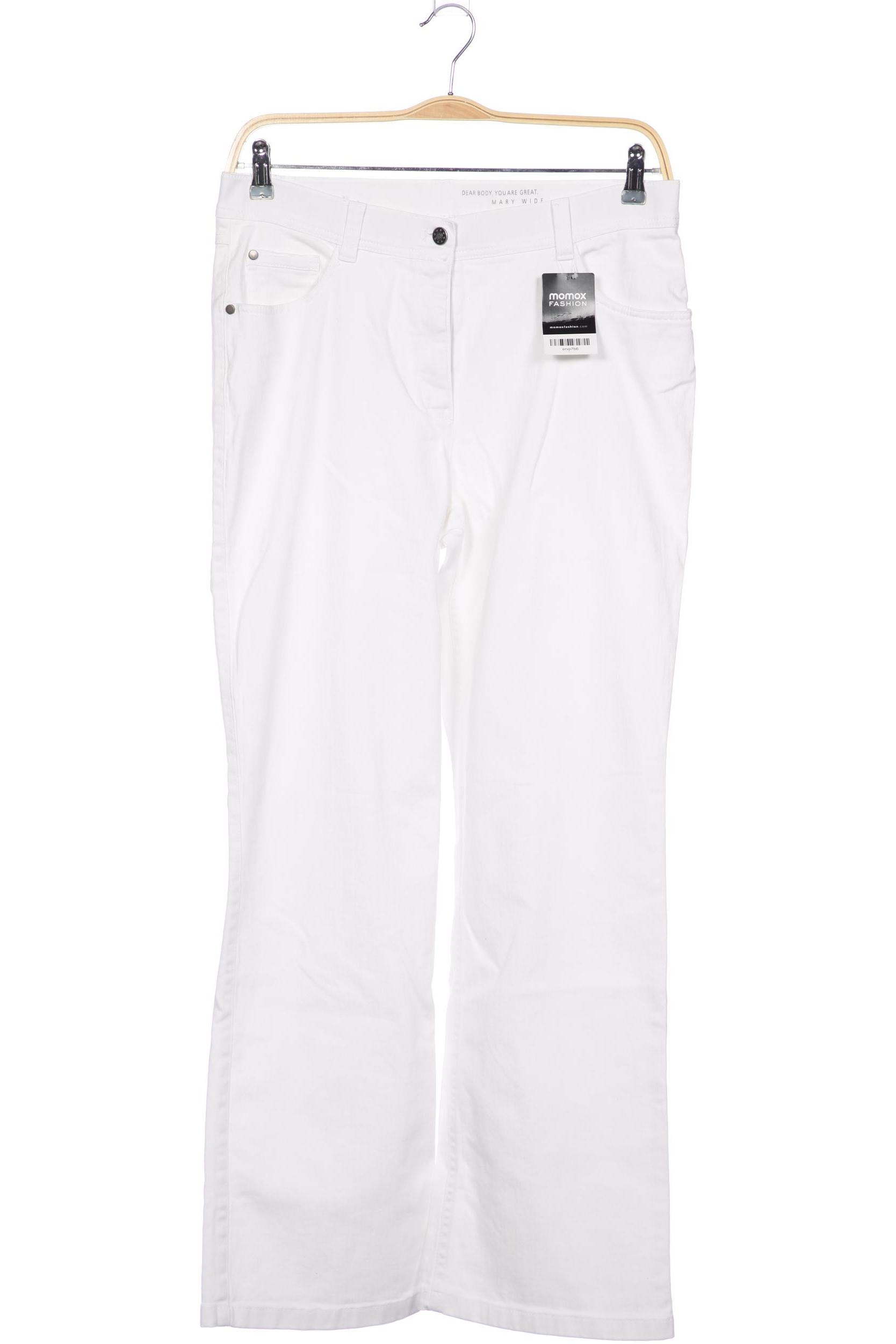 

Ulla Popken Damen Jeans, weiß, Gr. 42