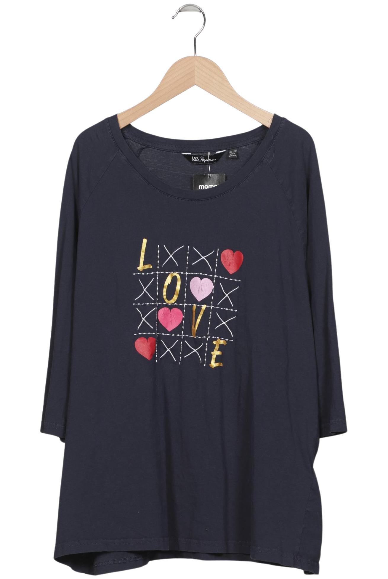 

Ulla Popken Damen Langarmshirt, marineblau, Gr. 46