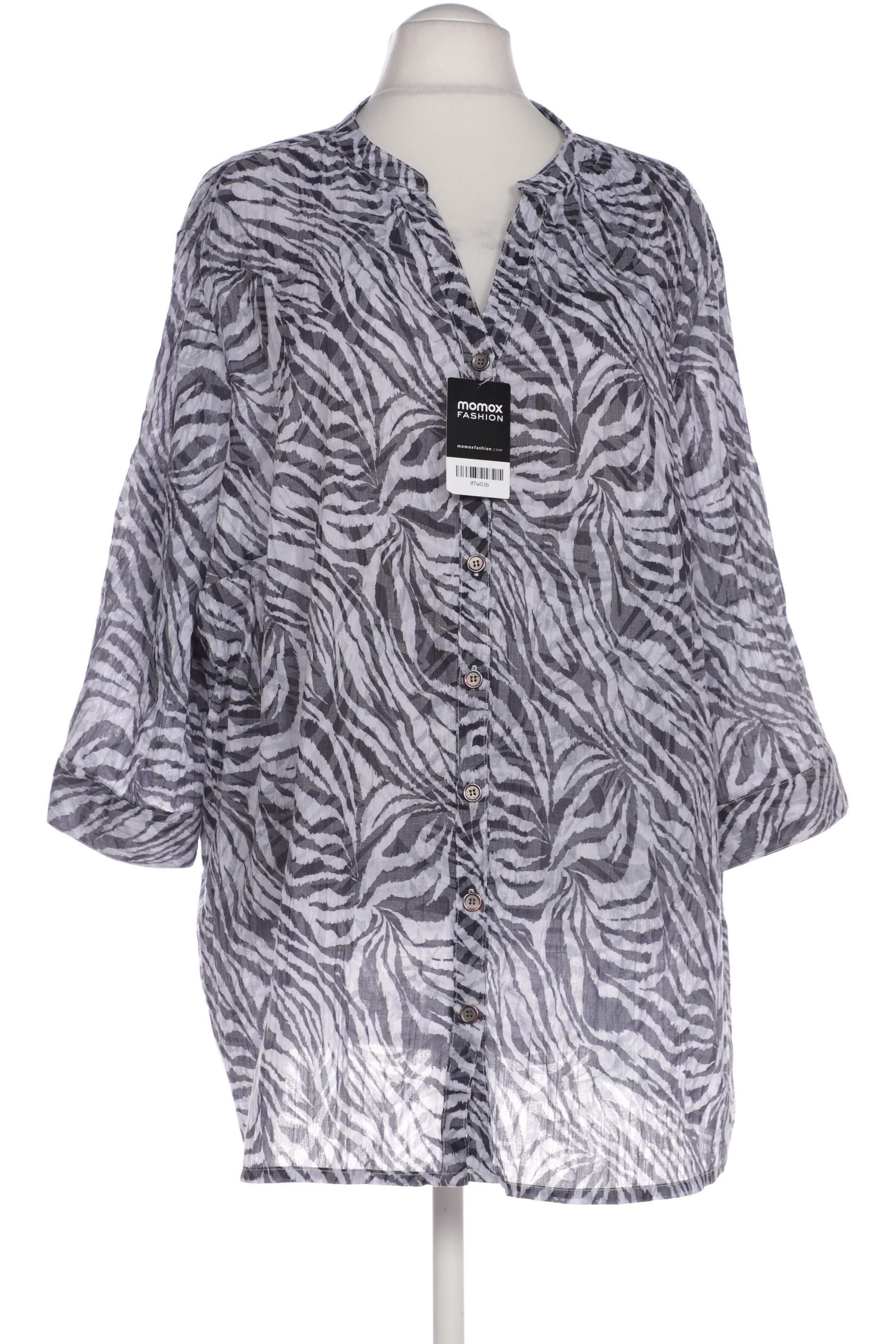 

Ulla Popken Damen Bluse, grau, Gr. 54