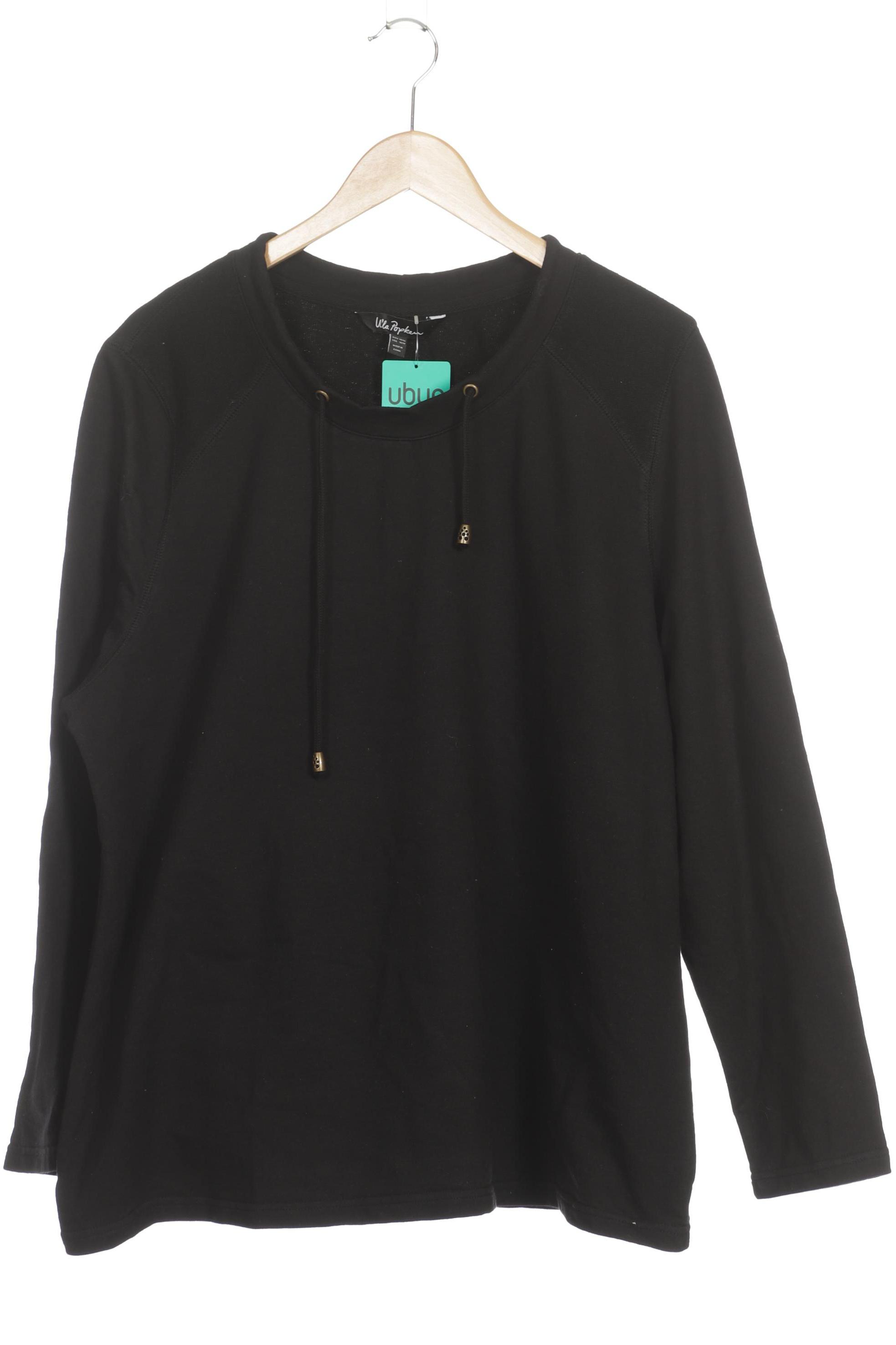 

Ulla Popken Damen Sweatshirt, schwarz, Gr. 46